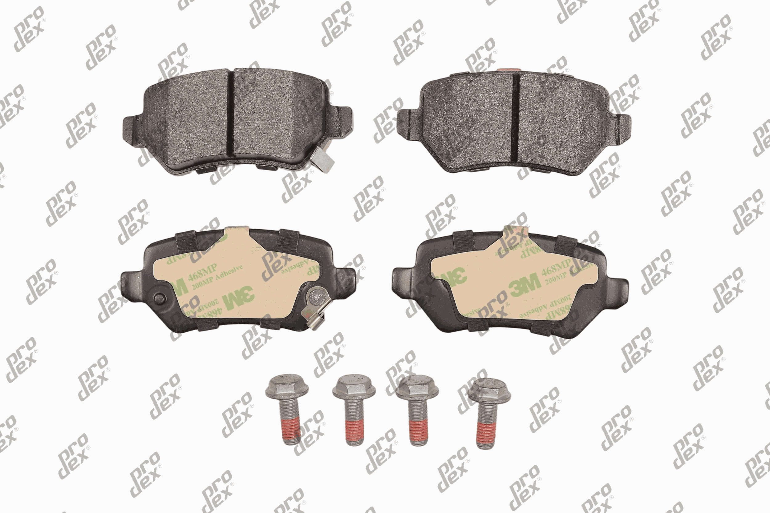 Plaquettes de frein arrière (jeu de 4) Prodex BP1099 pour Opel Meriva A, Zafira / Zafira Family B, Zafira A, Corsa C