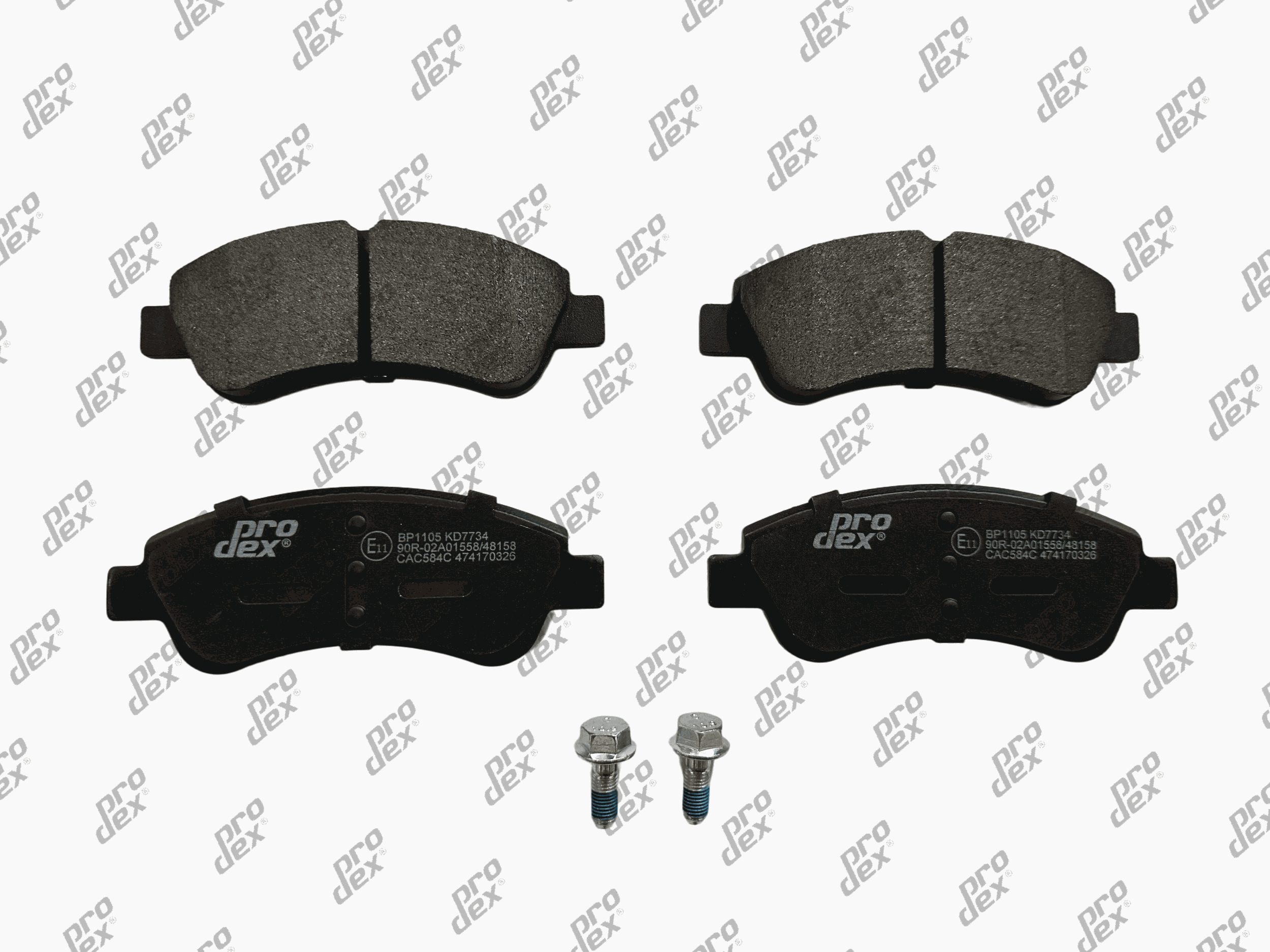 Plaquettes de frein avant (jeu de 4) Prodex BP1105 pour Citroën Xsara Picasso, C4 I