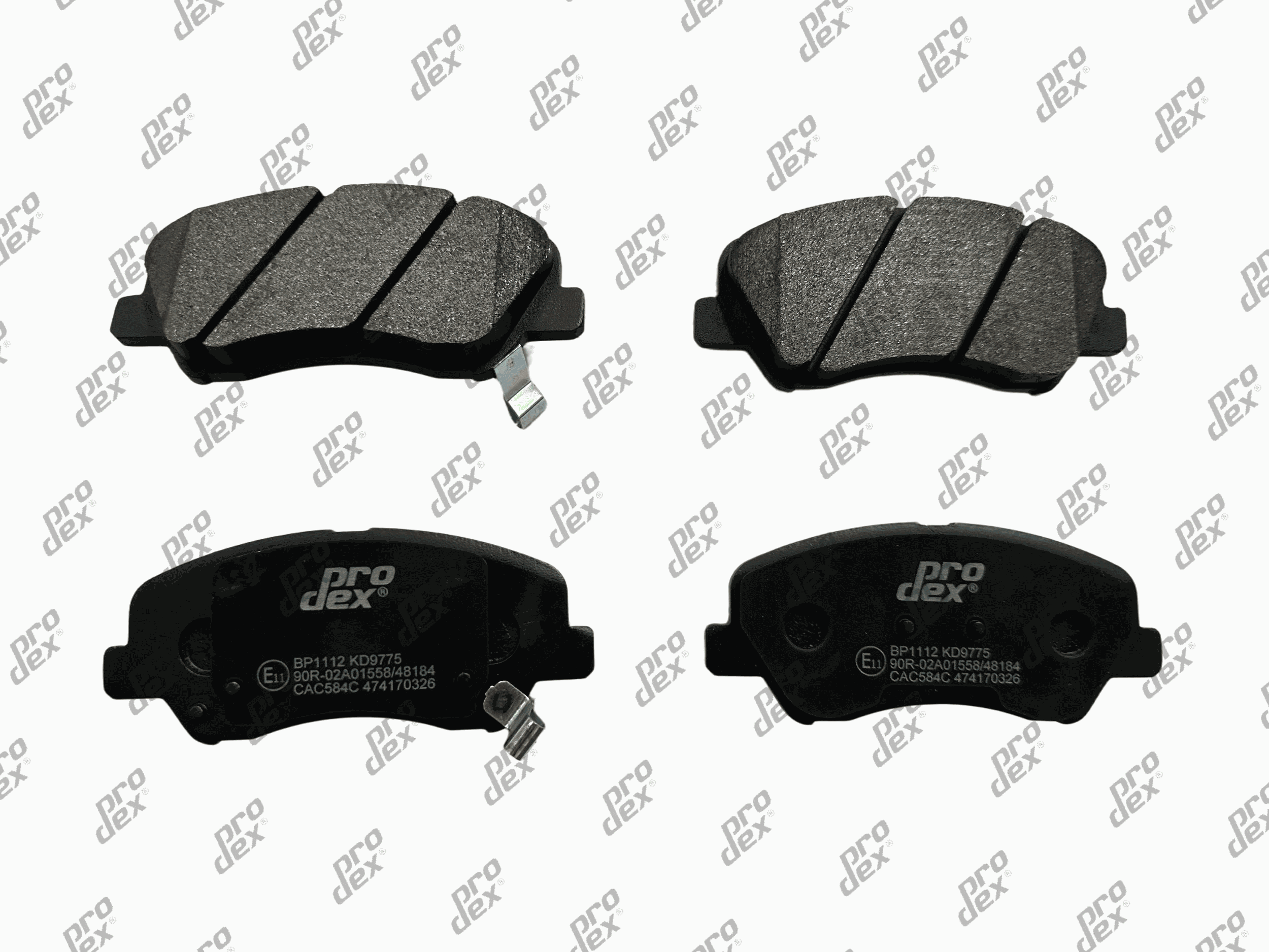 Plaquettes de frein avant (jeu de 4) Prodex BP1112 pour Kia Rio III, Hyundai i20 II