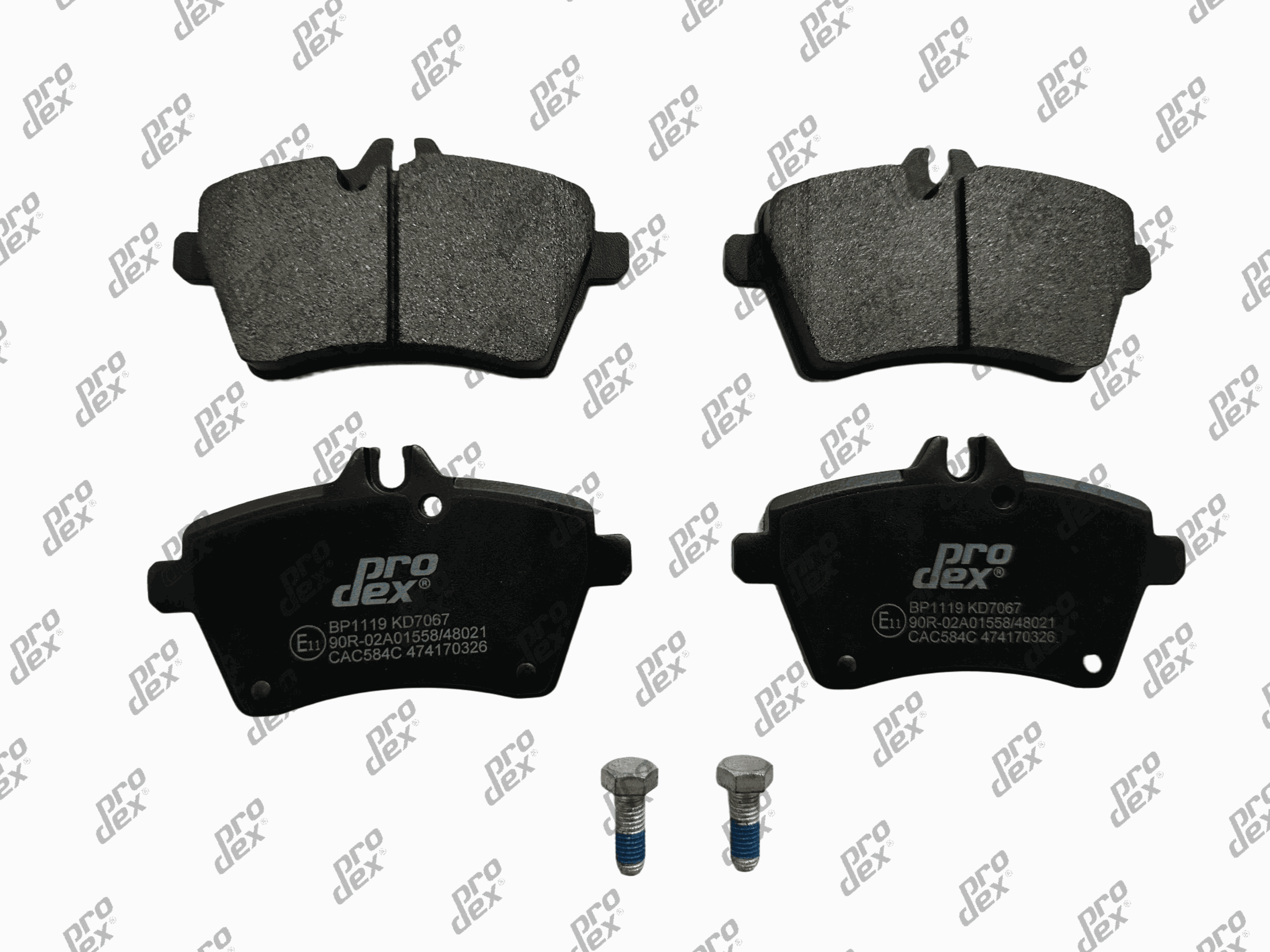 Plaquettes de frein avant (jeu de 4) Prodex BP1119 pour Mercedes-Benz Classe A A