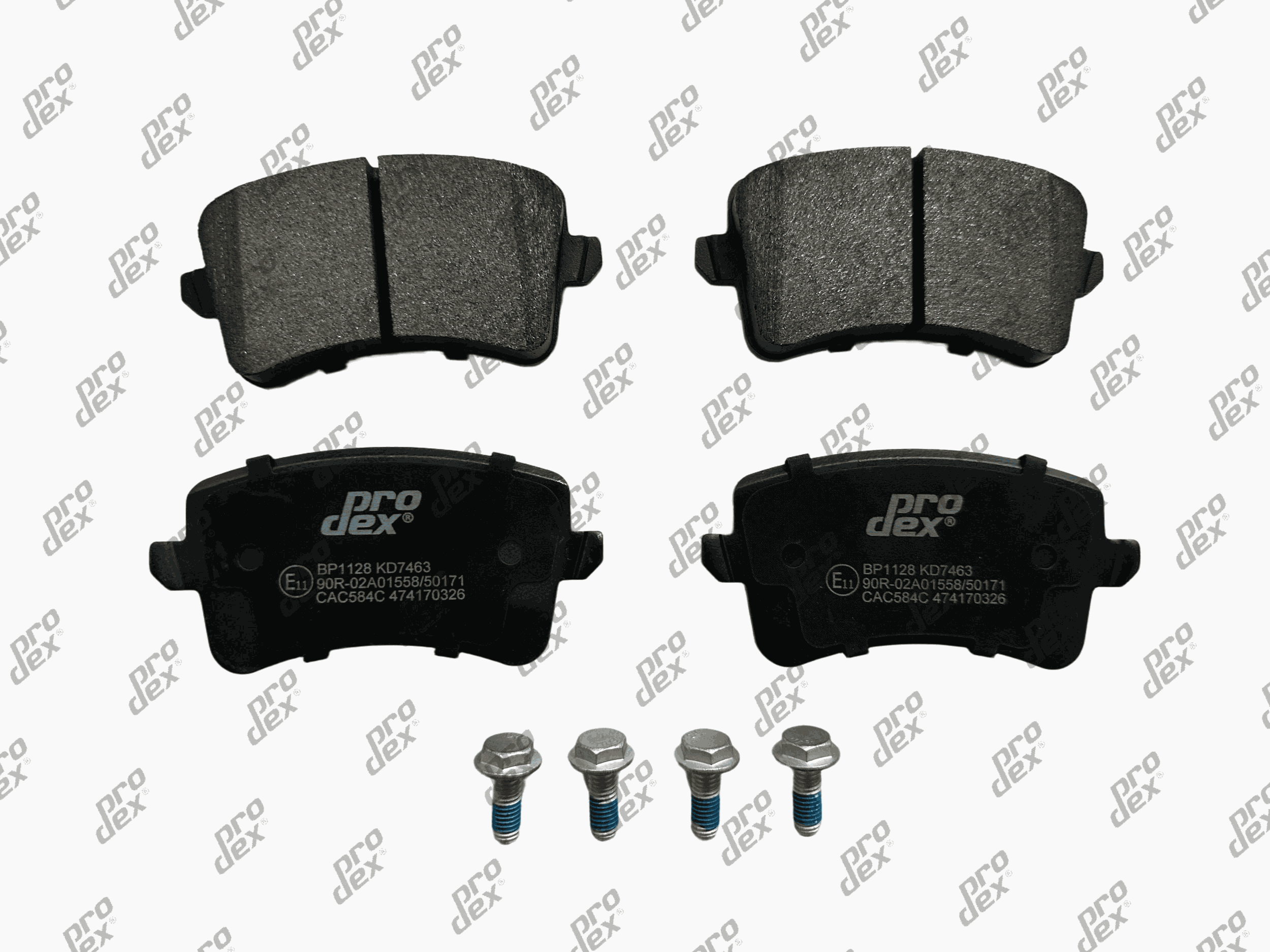 Plaquettes de frein arrière (jeu de 4) Prodex BP1128 pour Audi A4 B8, A4 B8 Avant, Q5