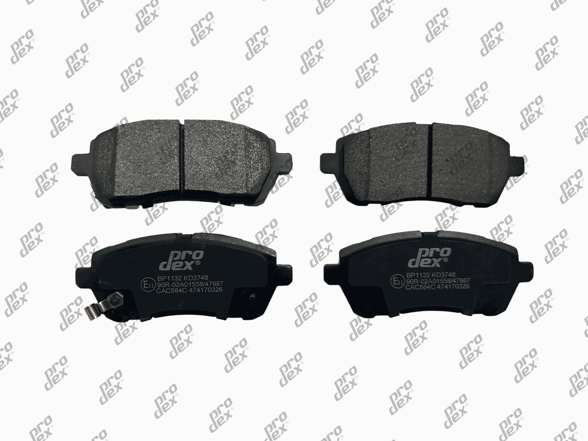 Plaquettes de frein avant (jeu de 4) Prodex BP1132 pour Suzuki Swift IV, Mazda 2