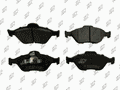 Plaquettes de frein avant (jeu de 4) Prodex BP1133 pour Ford Fiesta V, Fusion, Fiesta IV