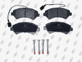 Plaquettes de frein avant (jeu de 4) Prodex BP1134 pour Fiat Ducato, Citroën Jumper II, Peugeot Boxer