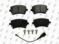 Plaquettes de frein arrière (jeu de 4) Prodex BP1137 pour Volkswagen Transporter T6, Transporter T5