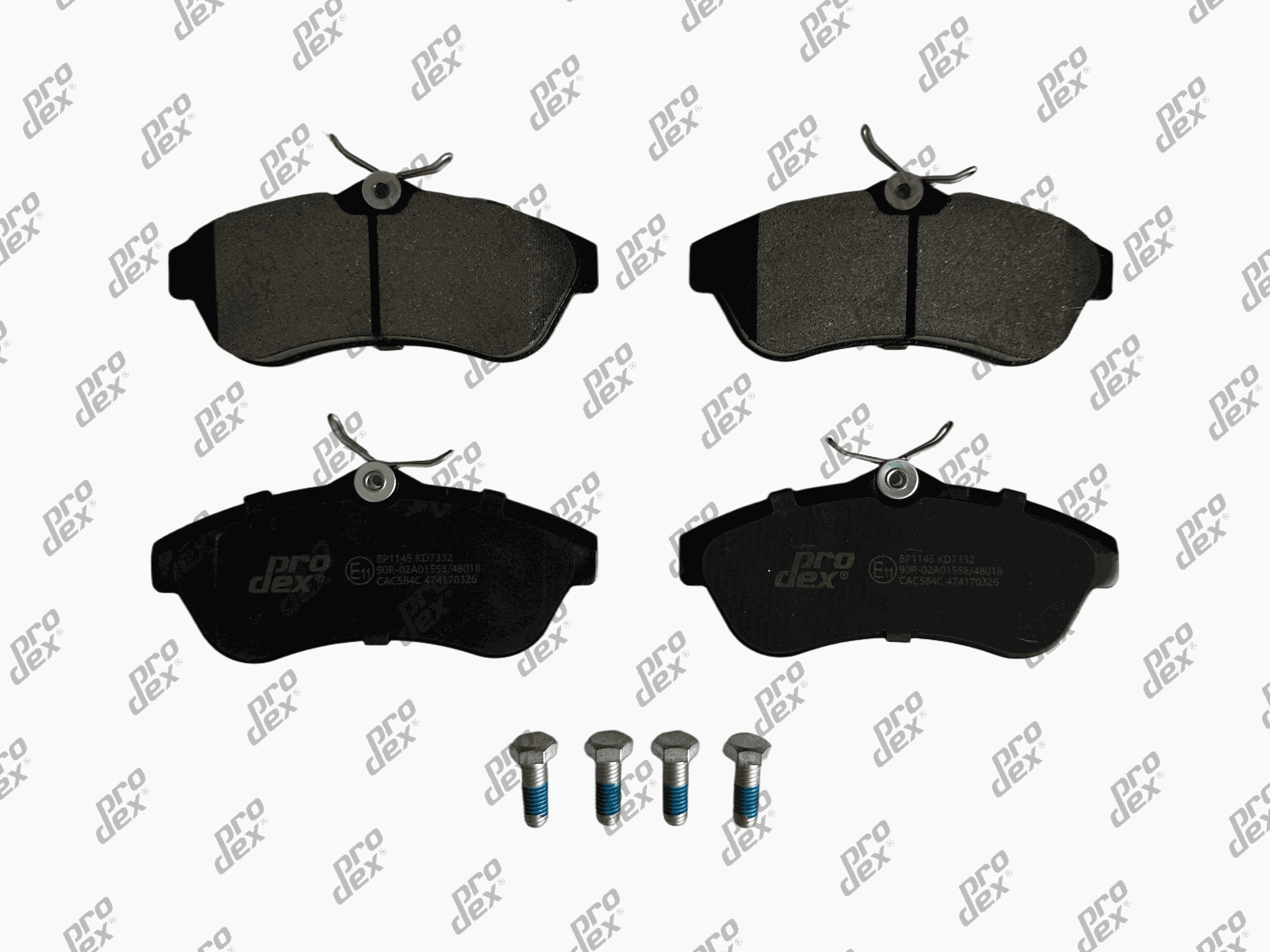 Plaquettes de frein avant (jeu de 4) Prodex BP1145 pour Citroën C2, C3 I