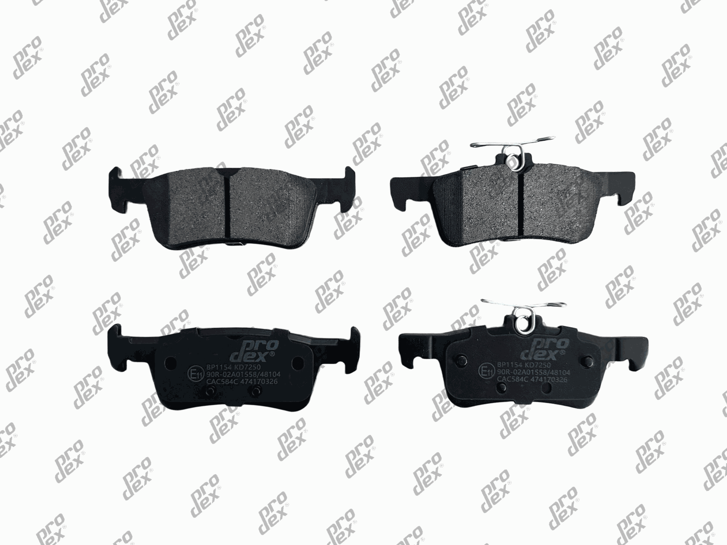 Plaquettes de frein arrière (jeu de 4) Prodex BP1154 pour Peugeot 308 II, 308