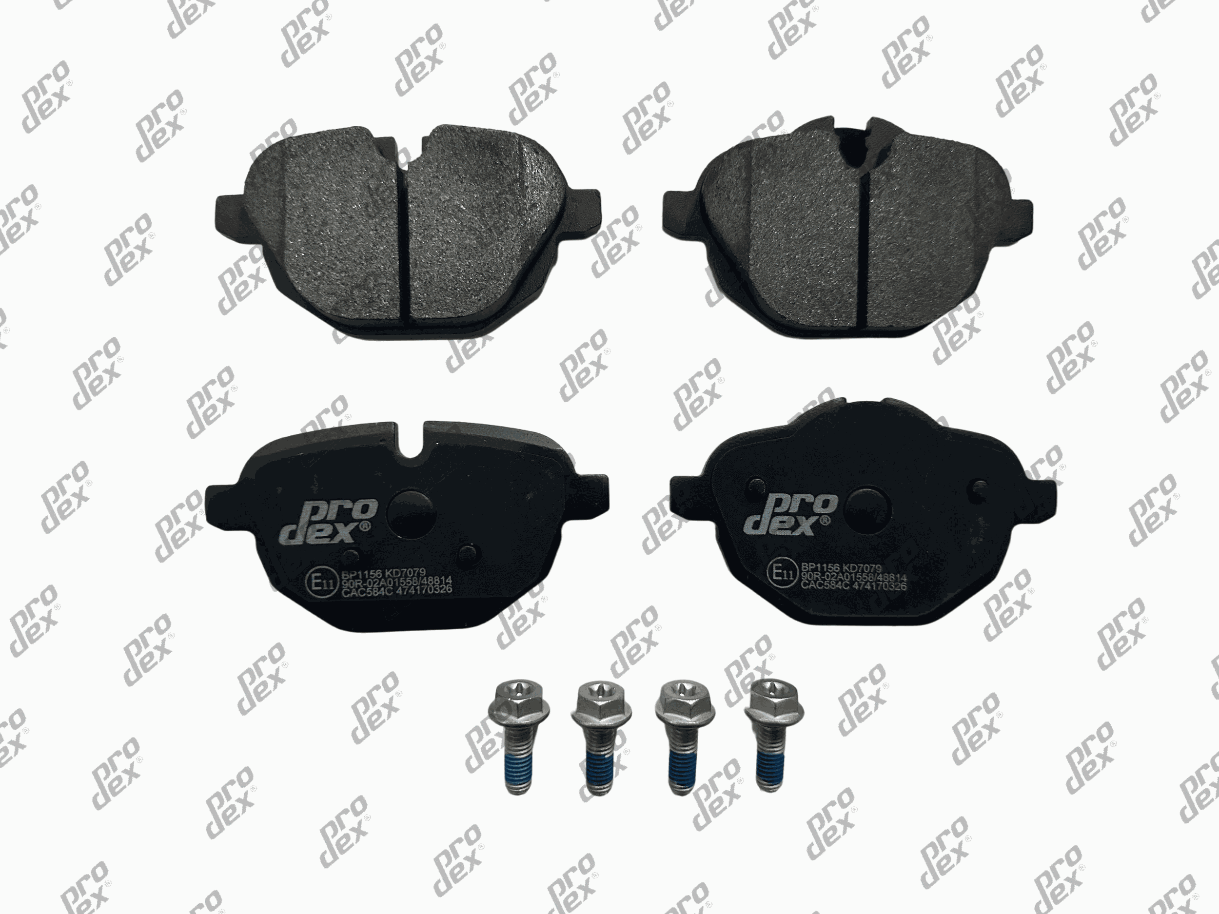 Plaquettes de frein arrière (jeu de 4) Prodex BP1156 pour BMW X3 Xdrive 20 D, X4 Xdrive 20 D