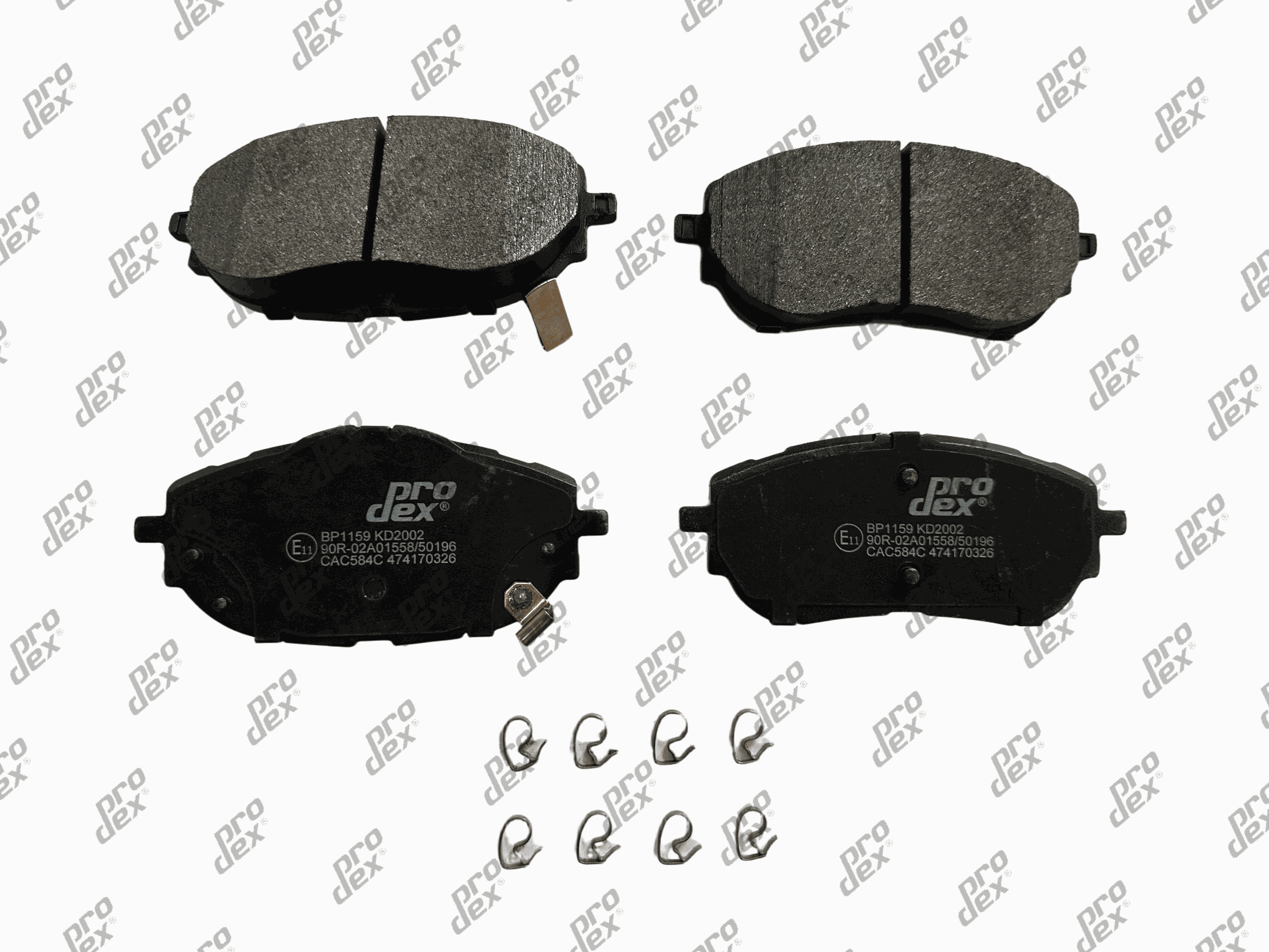 Plaquettes de frein avant (jeu de 4) Prodex BP1159 pour Toyota Auris