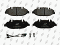 Plaquettes de frein avant (jeu de 4) Prodex BP1168 pour Mercedes-Benz Vito / Mixto