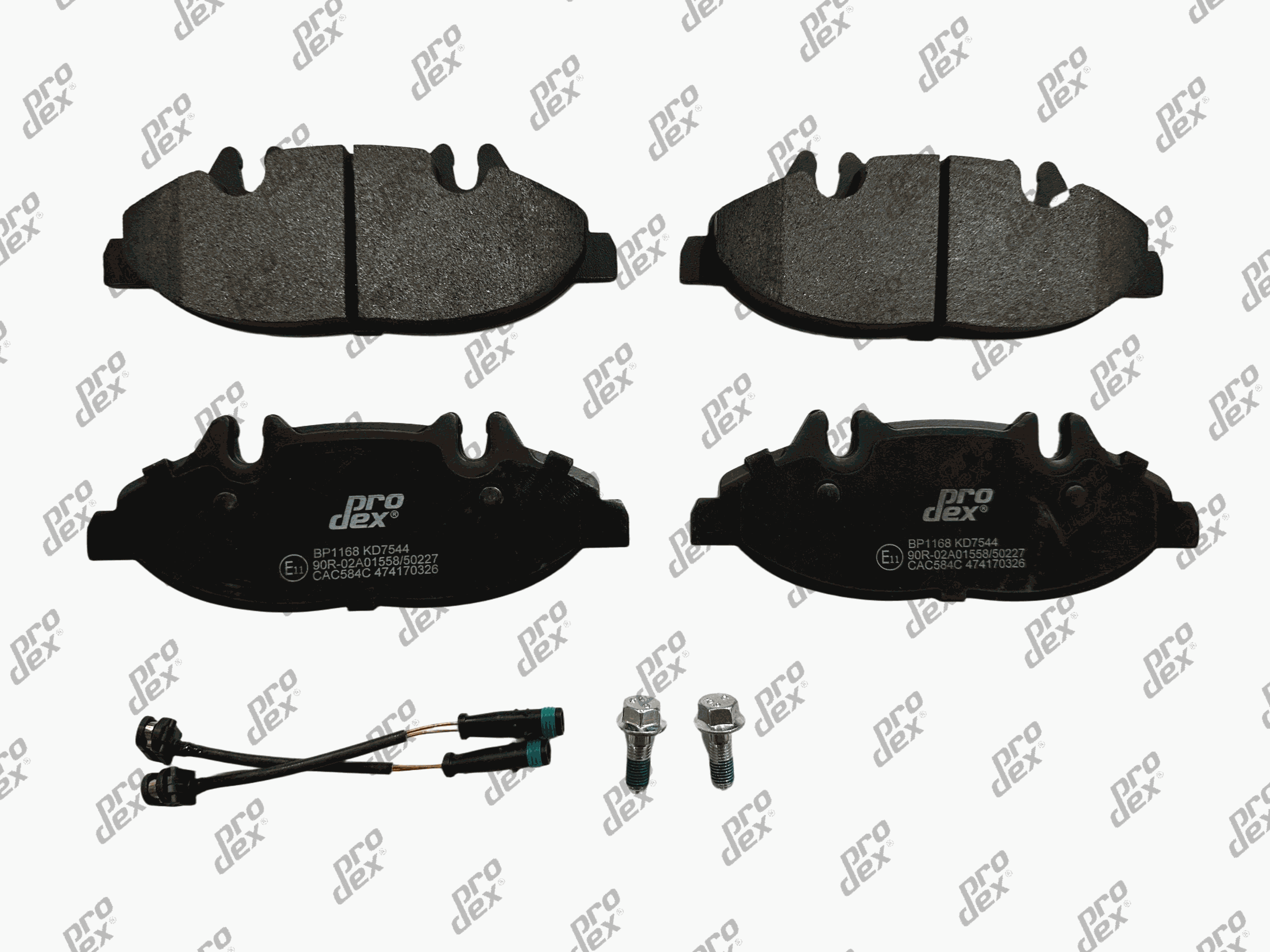 Plaquettes de frein avant (jeu de 4) Prodex BP1168 pour Mercedes-Benz Vito / Mixto