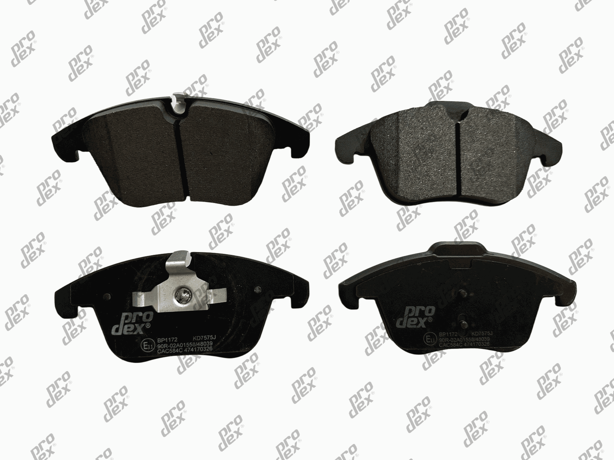 Plaquettes de frein avant (jeu de 4) Prodex BP1172 pour Ford S-Max, Mondeo IV, Land Rover Evoque