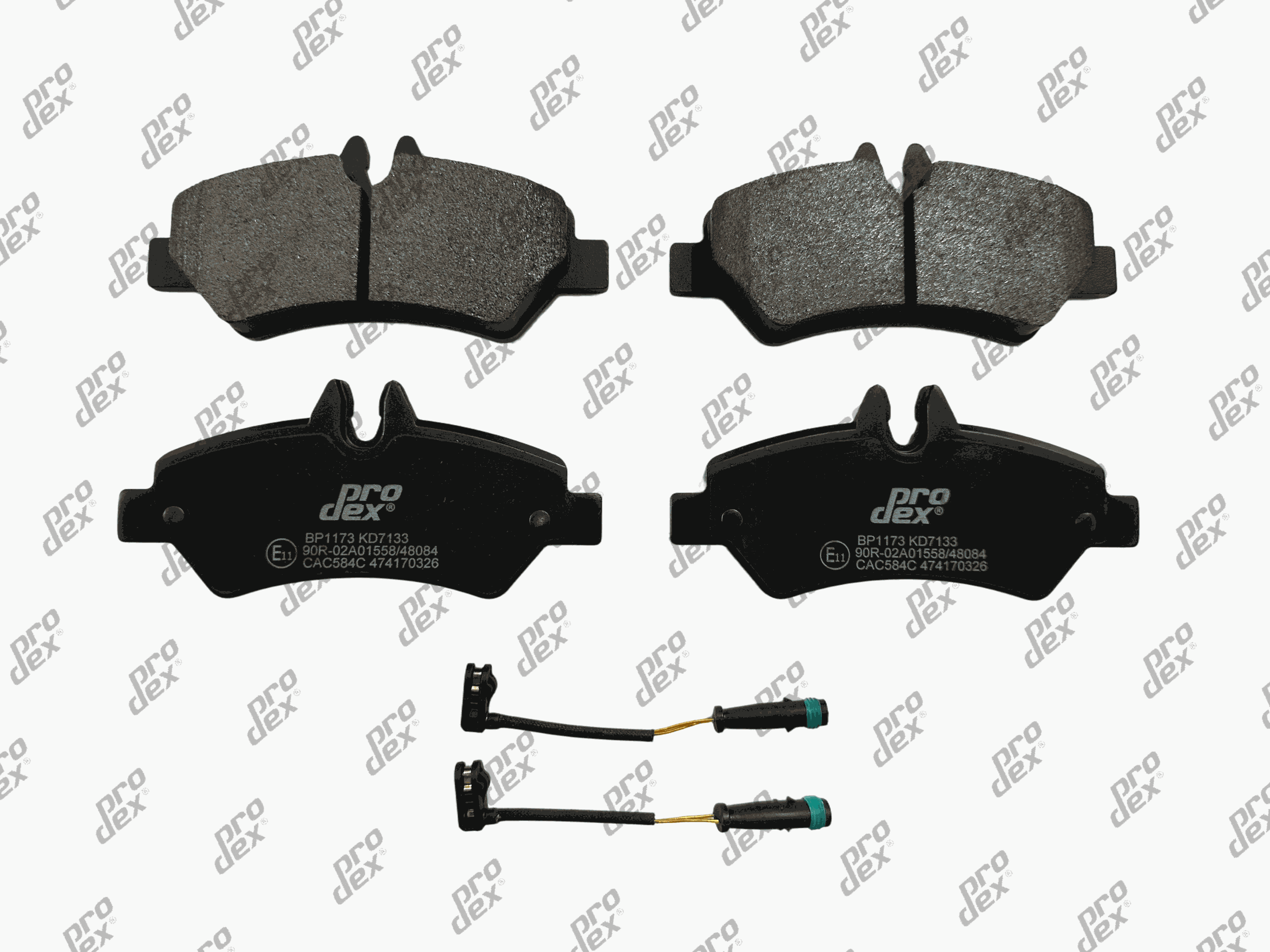 Plaquettes de frein arrière (jeu de 4) Prodex BP1173 pour Mercedes-Benz Sprinter, Sprinter 3-t