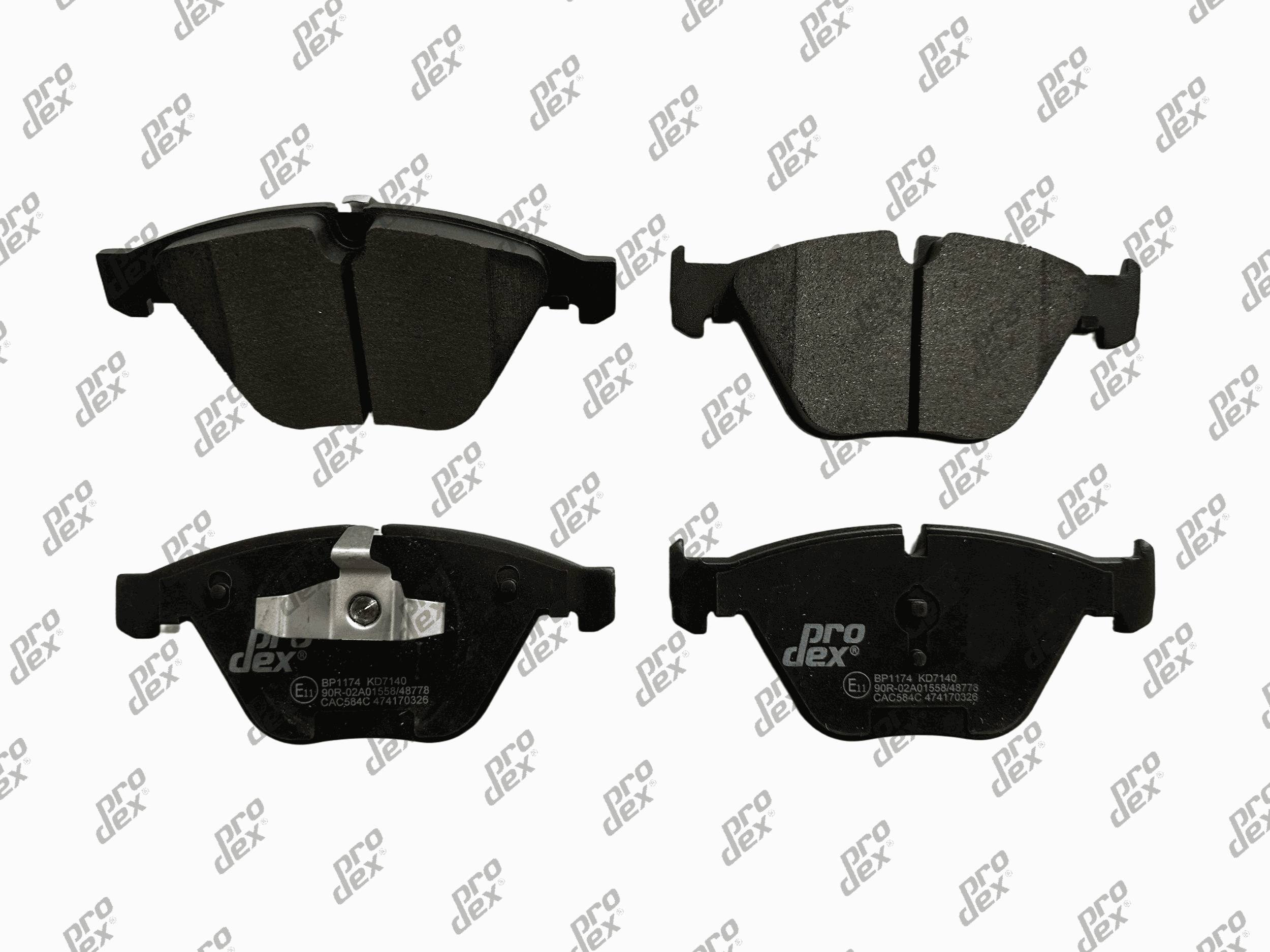 Plaquettes de frein avant (jeu de 4) Prodex BP1174 pour BMW Série 3, X1 Sdrive 18 D, X1 Xdrive 18 D