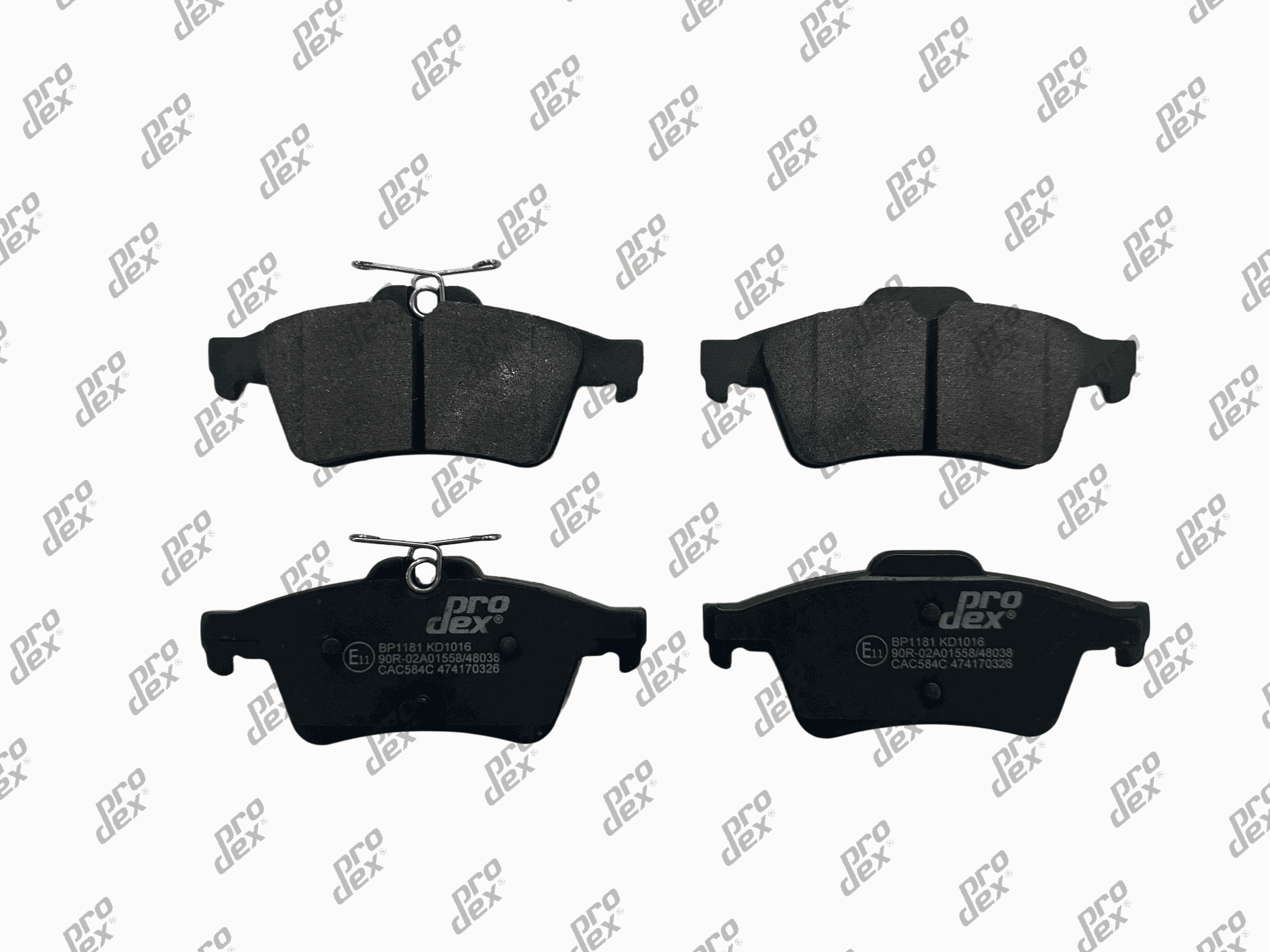 Plaquettes de frein arrière (jeu de 4) Prodex BP1181 pour Peugeot 508, 508 I