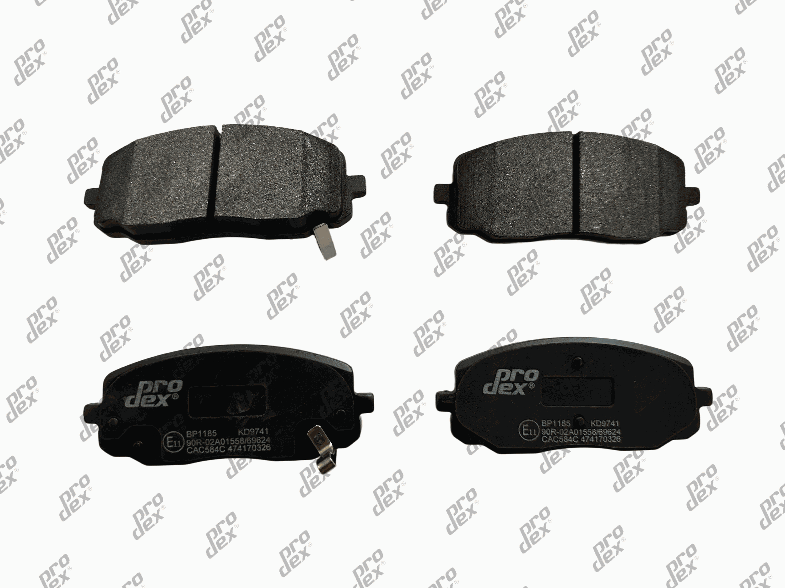 Plaquettes de frein avant (jeu de 4) Prodex BP1185 pour Kia Picanto I, Hyundai i10 I