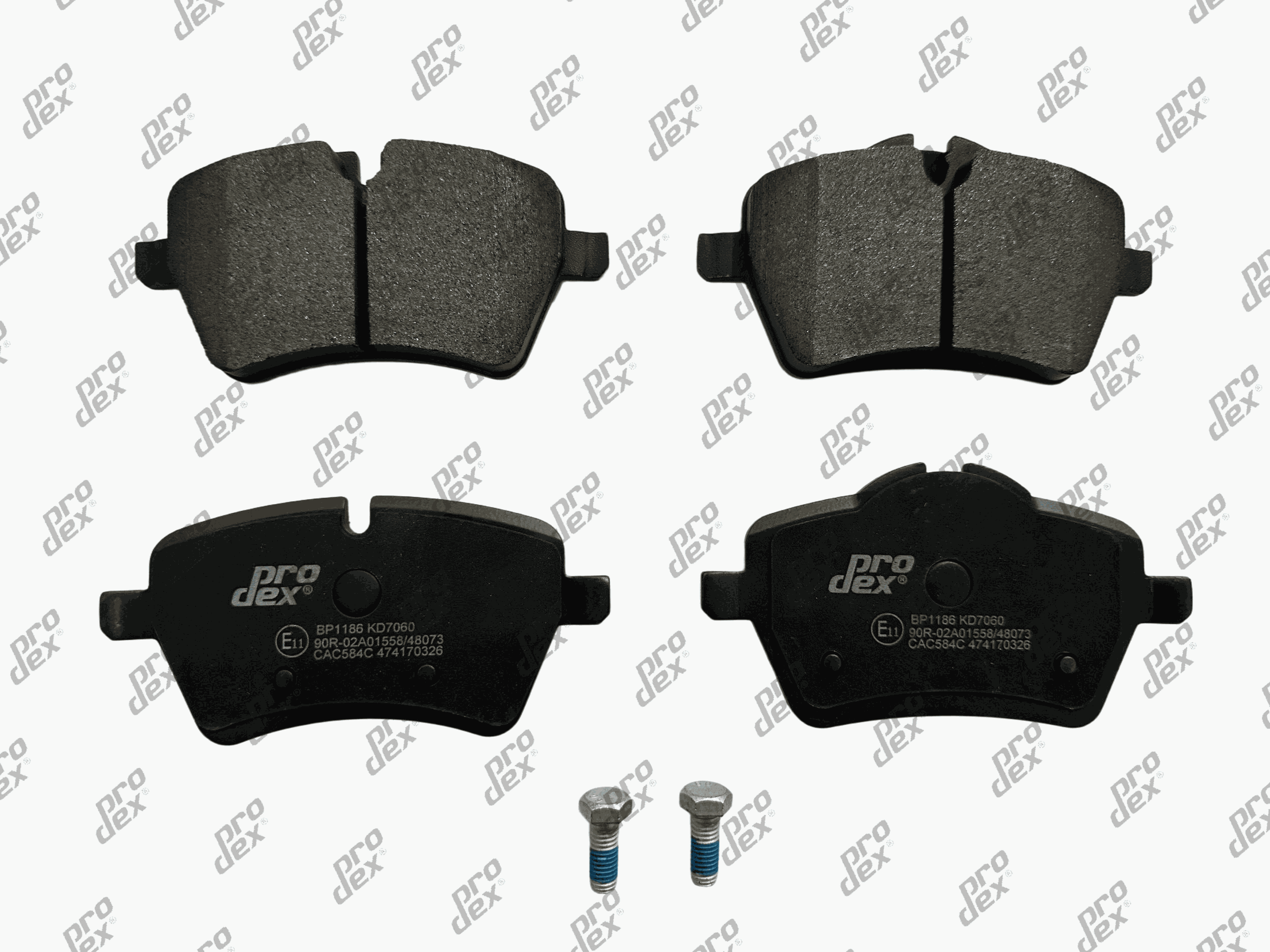 Plaquettes de frein avant (jeu de 4) Prodex BP1186 pour Mini Mini Cooper, Mini Countryman Cooper D, Mini One