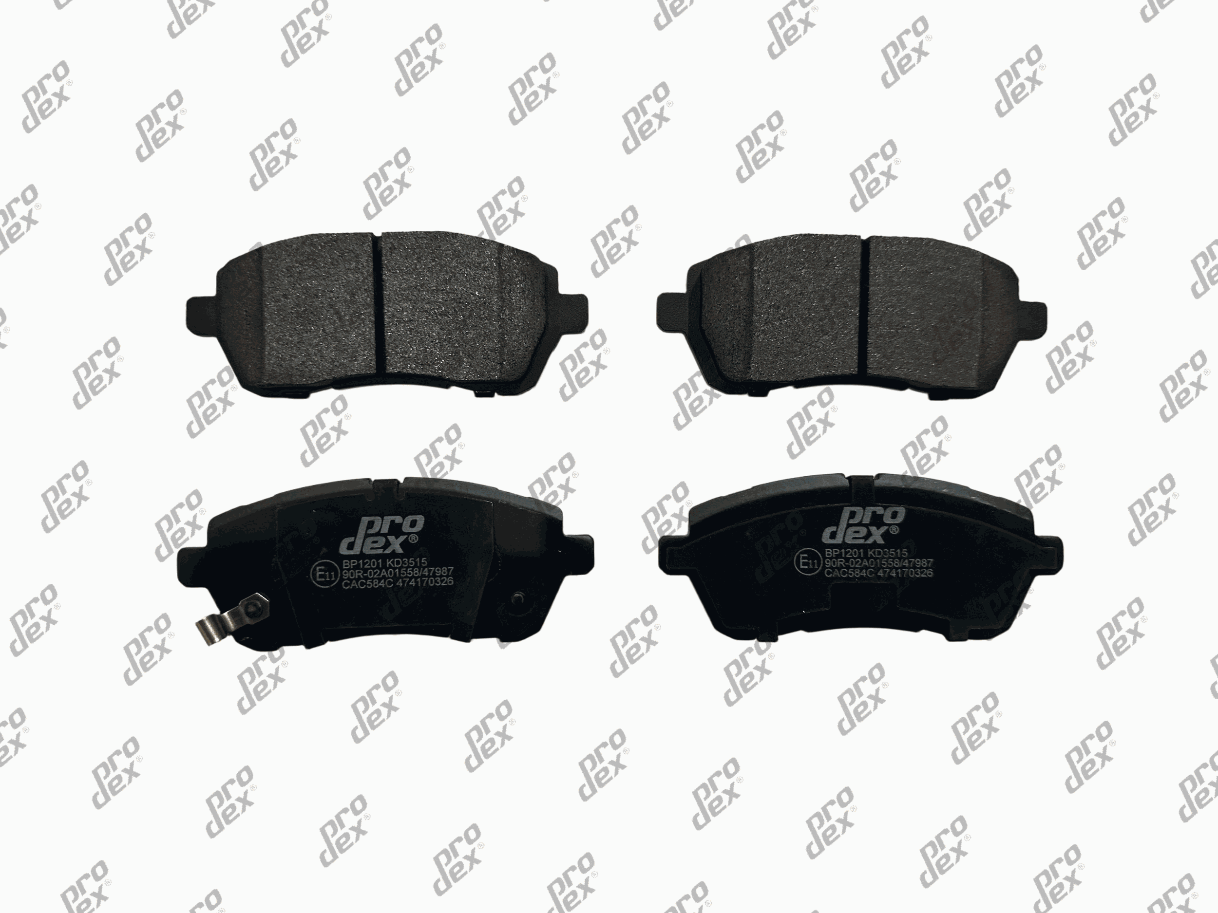Plaquettes de frein avant (jeu de 4) Prodex BP1201 pour Ford Fiesta VI
