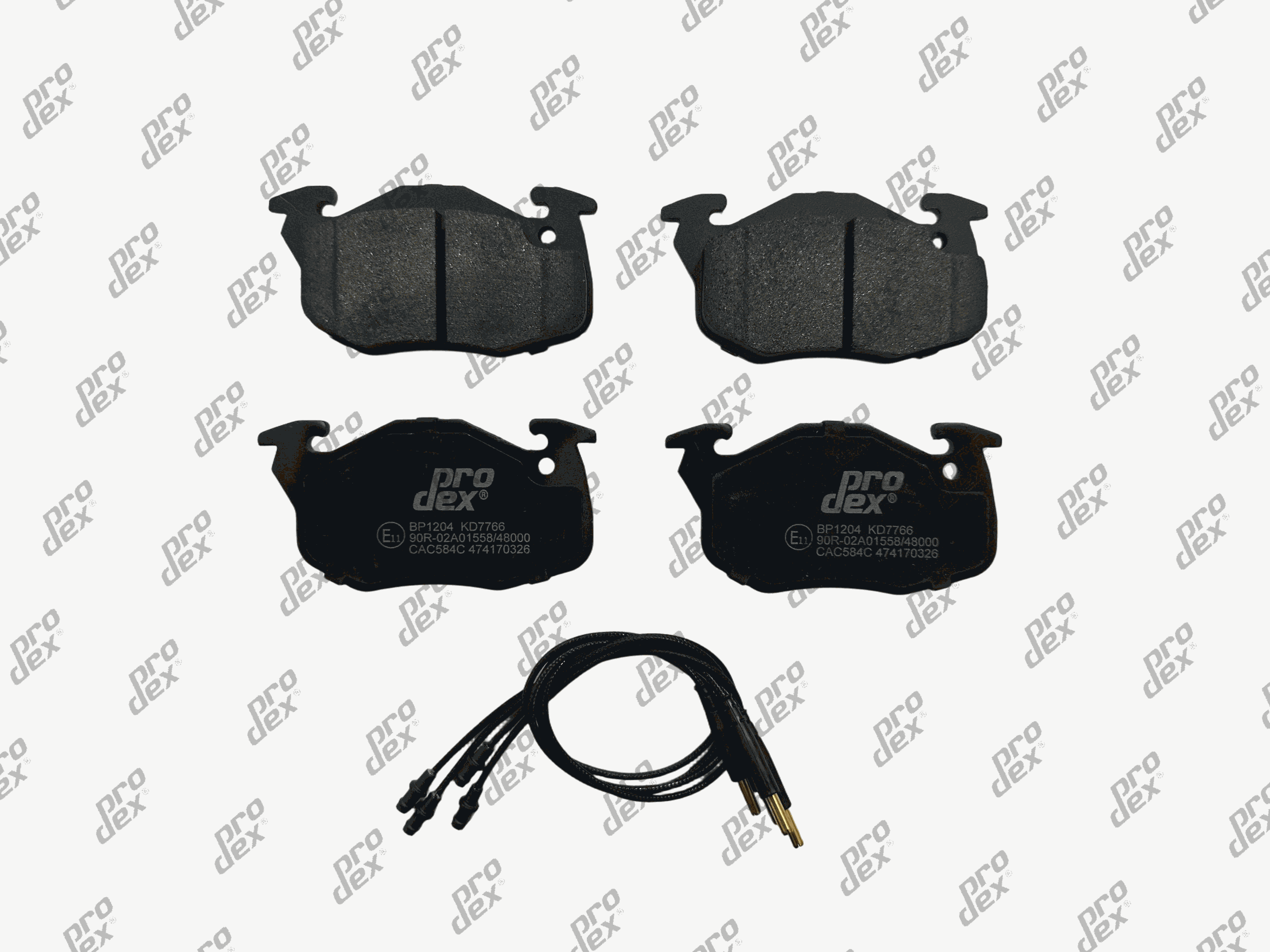 Plaquettes de frein avant (jeu de 4) Prodex BP1204 pour Peugeot 106 II, 306, Citroën Saxo