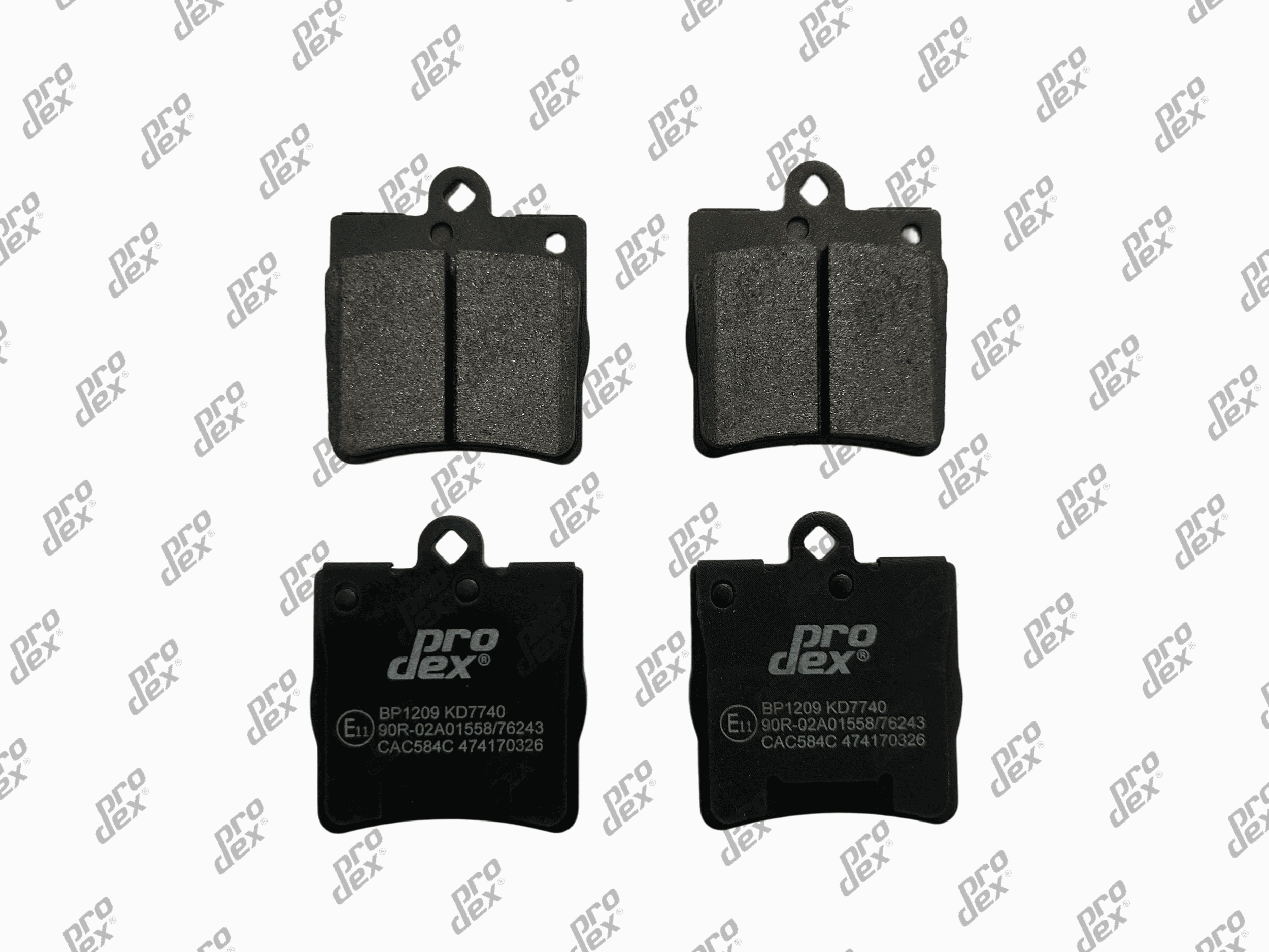Plaquettes de frein arrière (jeu de 4) Prodex BP1209 pour Mercedes-Benz Classe C C