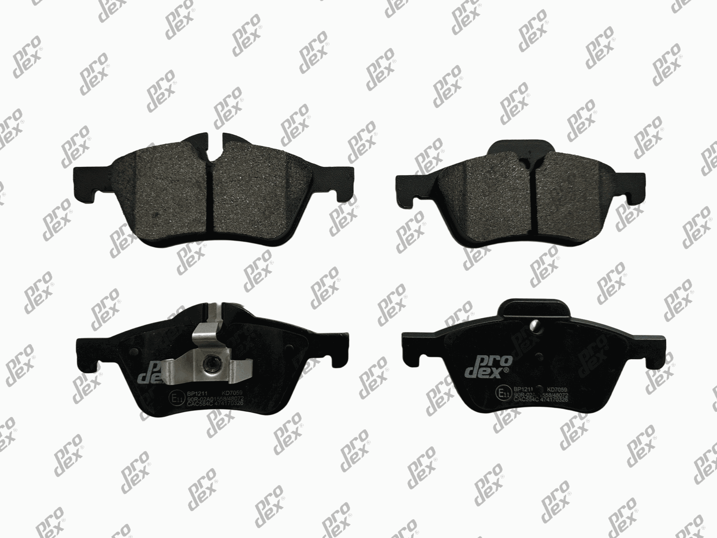 Plaquettes de frein avant (jeu de 4) Prodex BP1211 pour Mini Mini Cooper, Mini One, Mini Décapotable Cooper, Mini One D