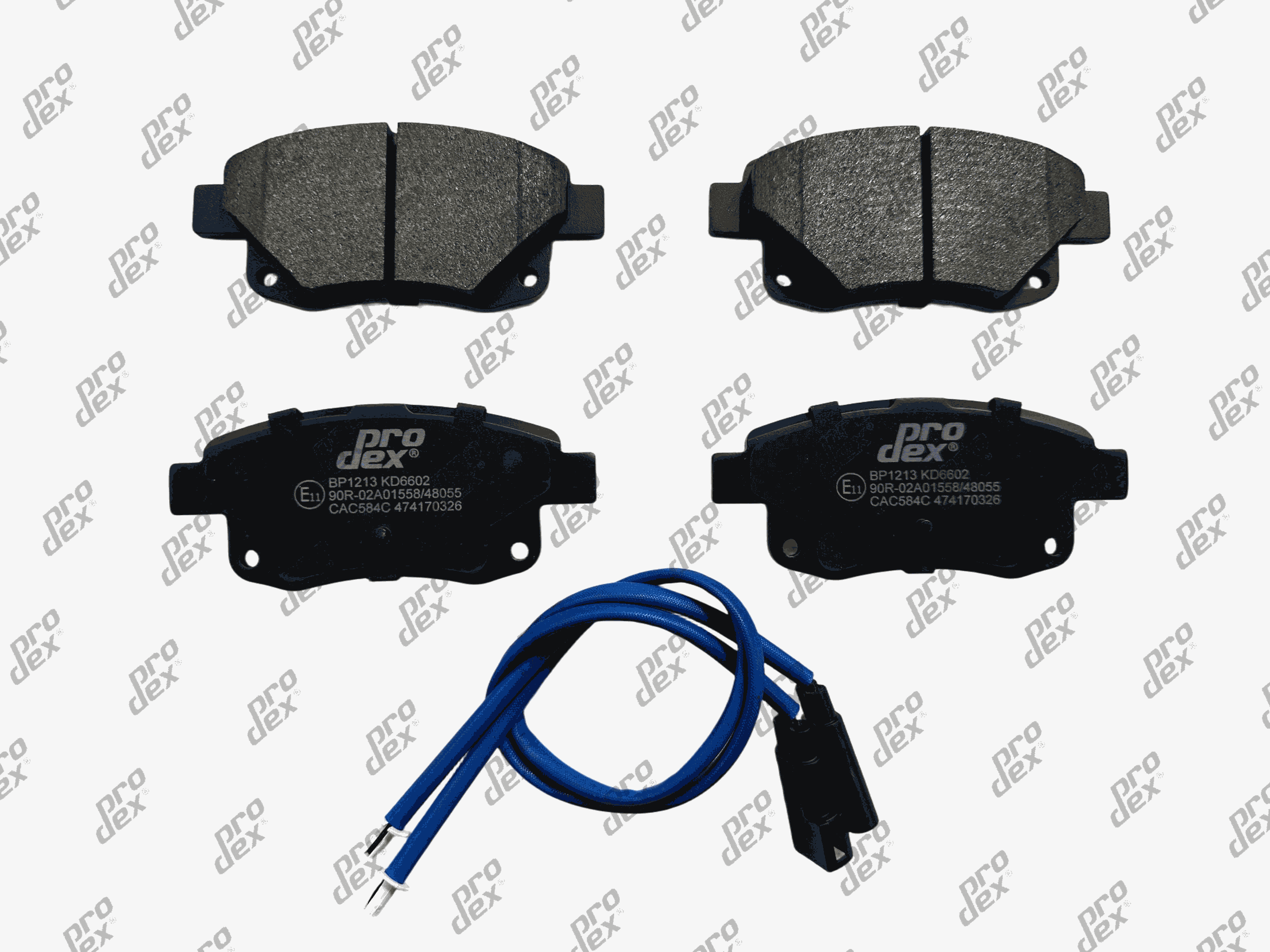 Plaquettes de frein arrière (jeu de 4) Prodex BP1213 pour Ford Transit