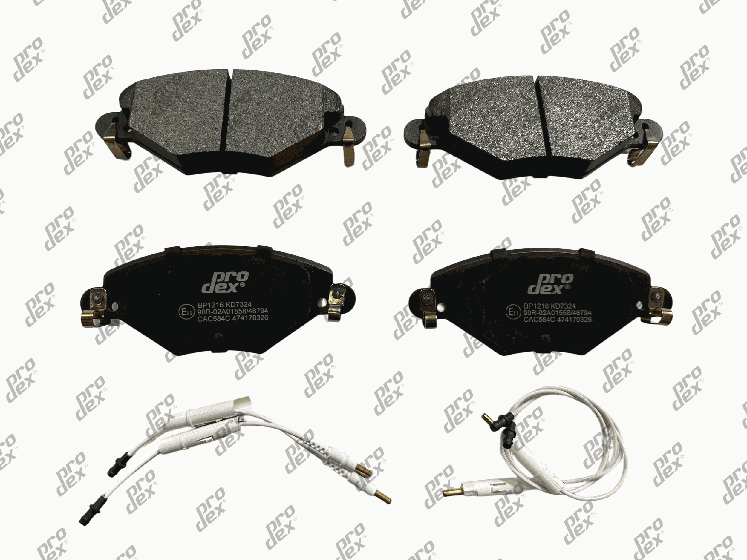 Plaquettes de frein avant (jeu de 4) Prodex BP1216 pour Citroën C5 I, C5 II
