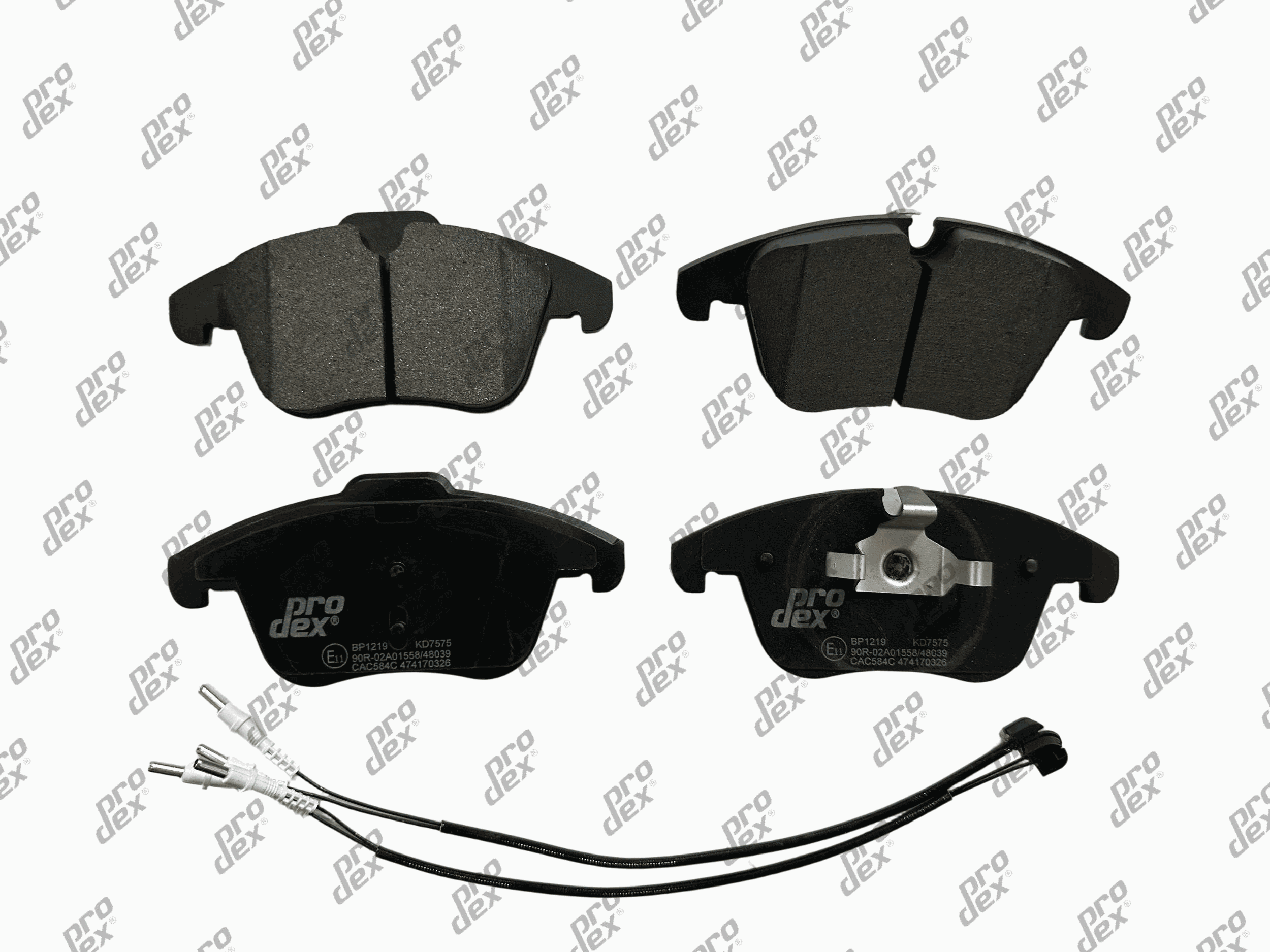 Plaquettes de frein avant (jeu de 4) Prodex BP1219 pour Peugeot 407, Citroën C5 III