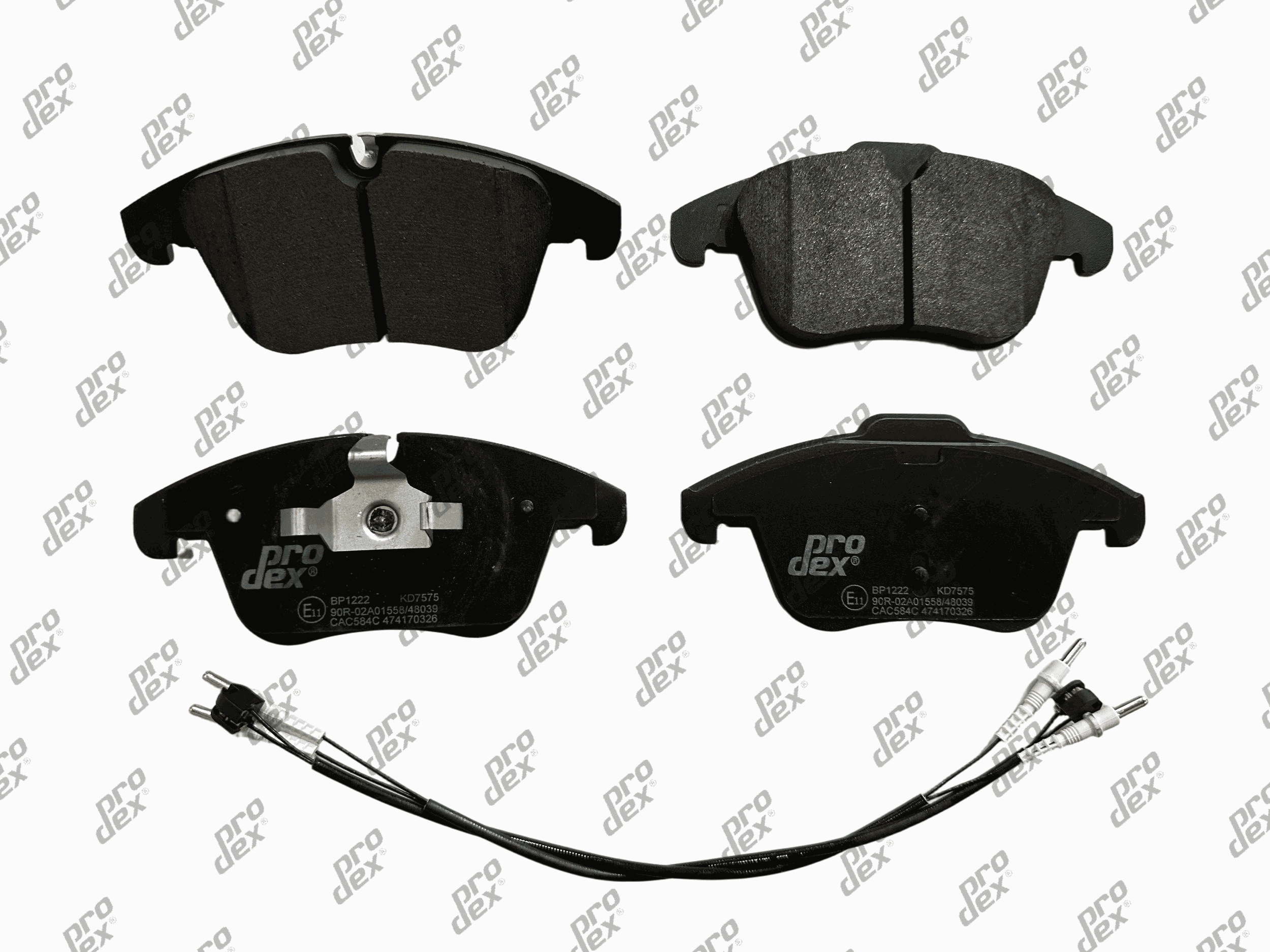 Plaquettes de frein avant (jeu de 4) Prodex BP1222 pour Peugeot 407, Citroën C5 III