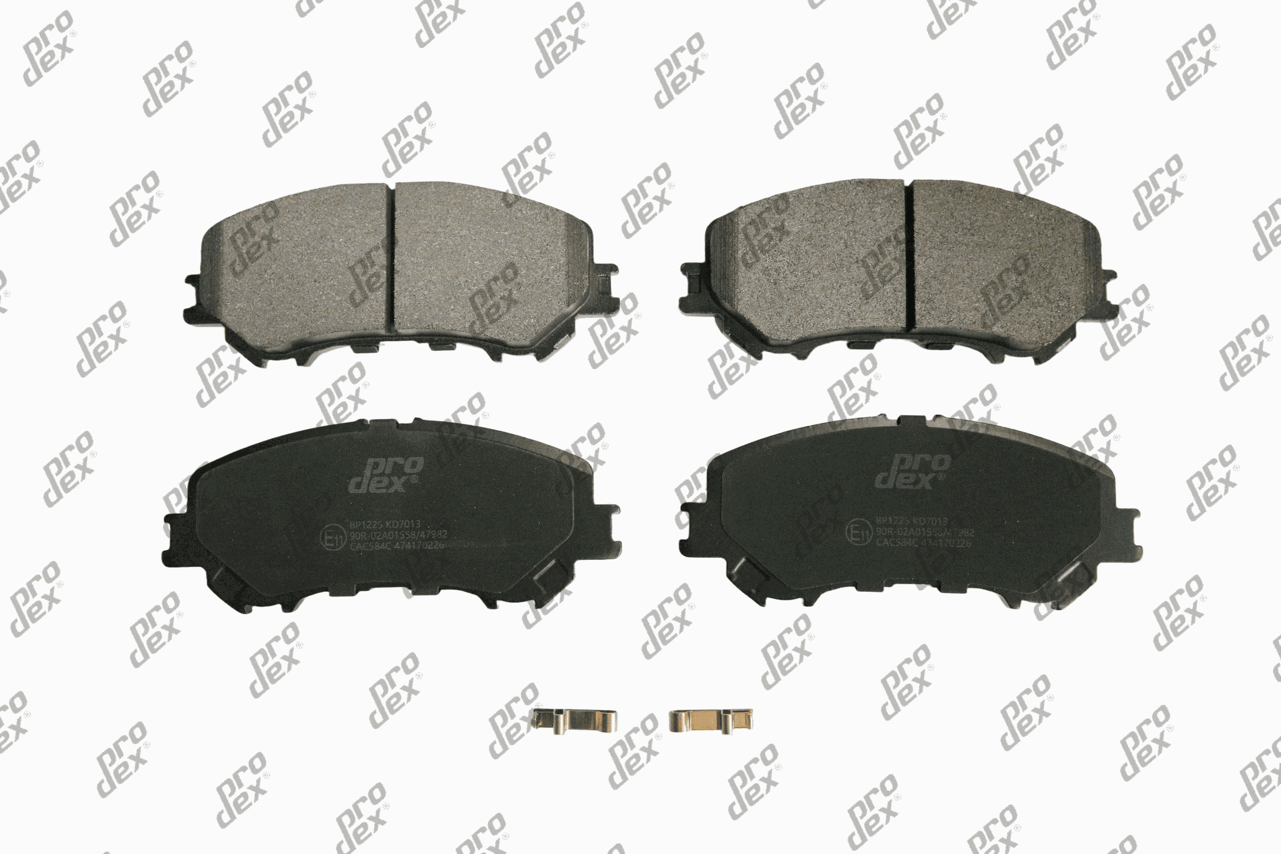 Plaquettes de frein avant (jeu de 4) Prodex BP1225 pour Renault Kadjar, Nissan Qashqai II, X-Trail III
