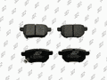 Plaquettes de frein arrière (jeu de 4) Prodex BP1231 pour Toyota Yaris, Auris