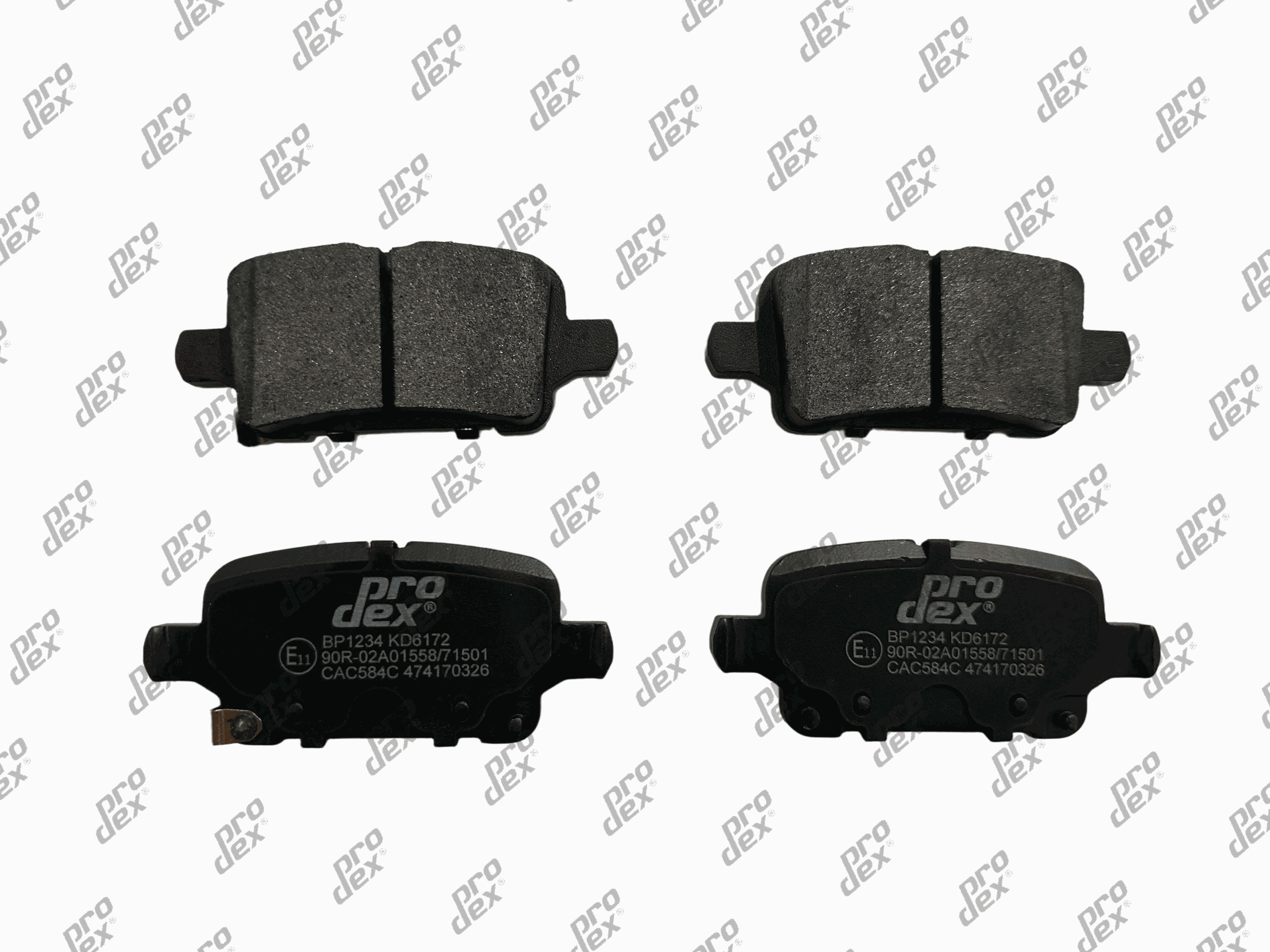 Plaquettes de frein arrière (jeu de 4) Prodex BP1234 pour Opel Astra K