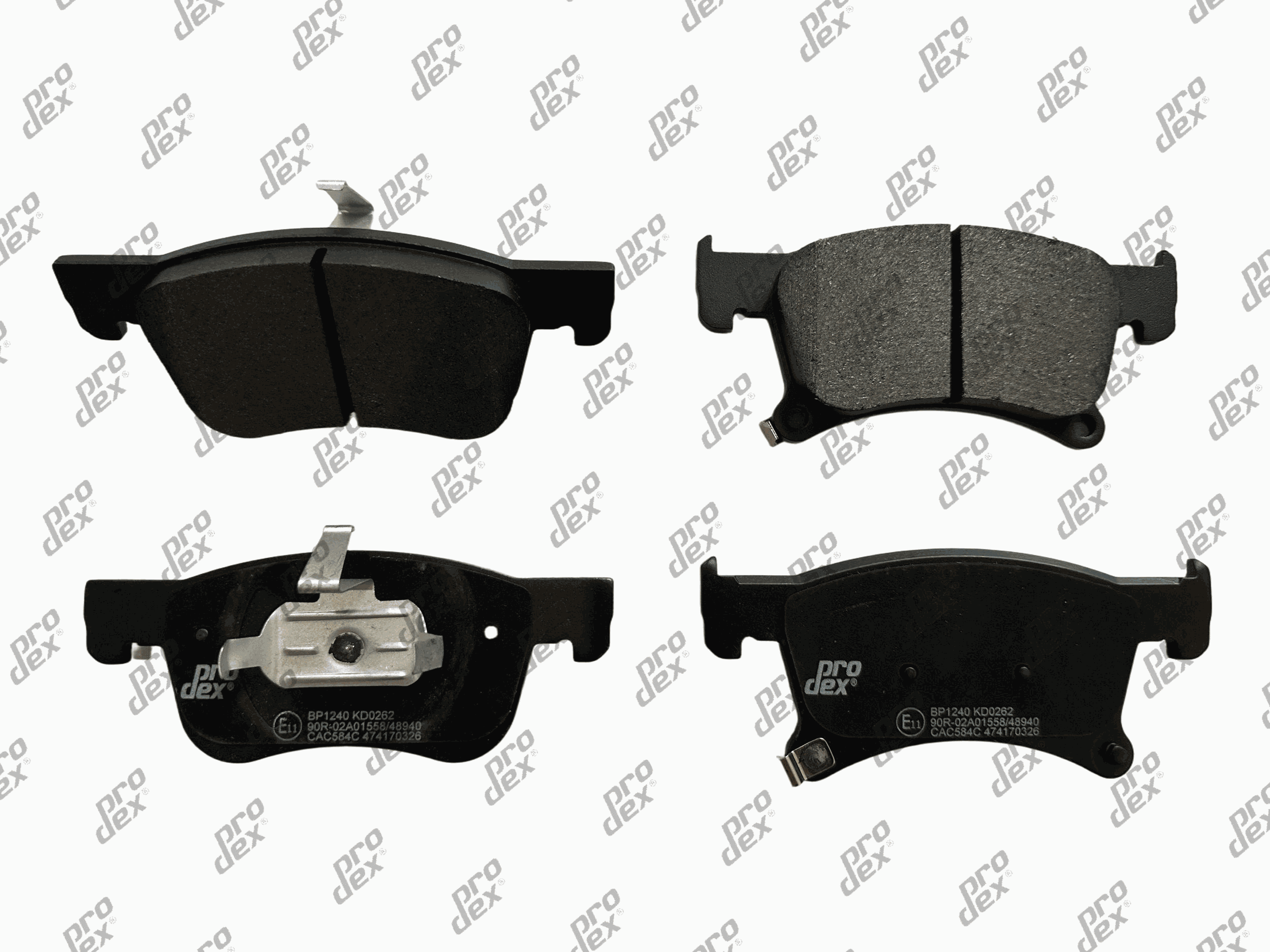 Plaquettes de frein avant (jeu de 4) Prodex BP1240 pour Opel Corsa E, Adam