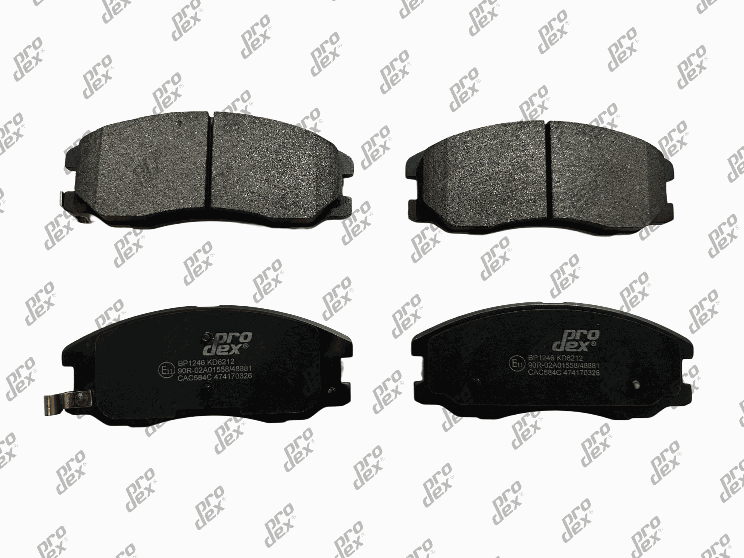 Plaquettes de frein avant (jeu de 4) Prodex BP1246 pour Chevrolet Captiva, Opel Antara A