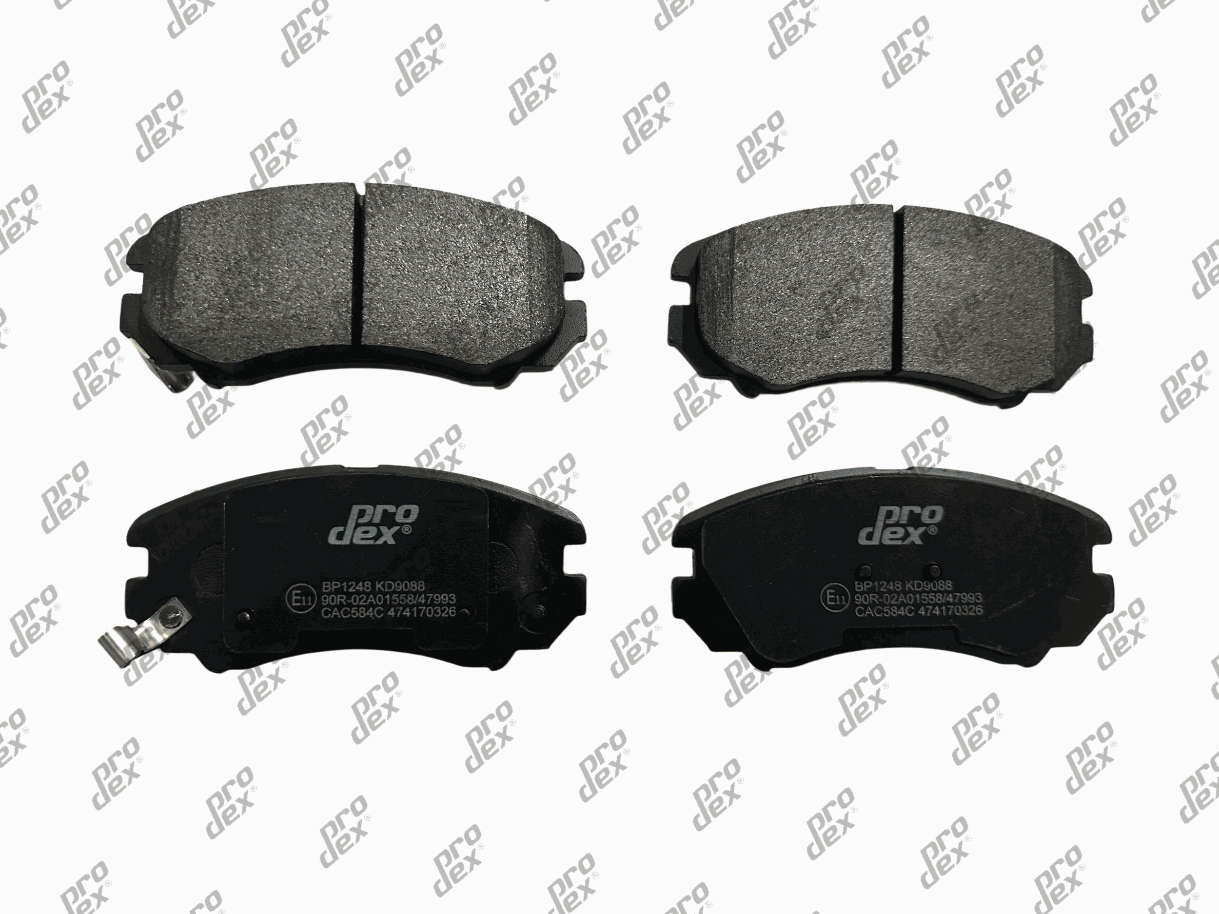 Plaquettes de frein avant (jeu de 4) Prodex BP1248 pour Hyundai Tucson, Kia Soul I