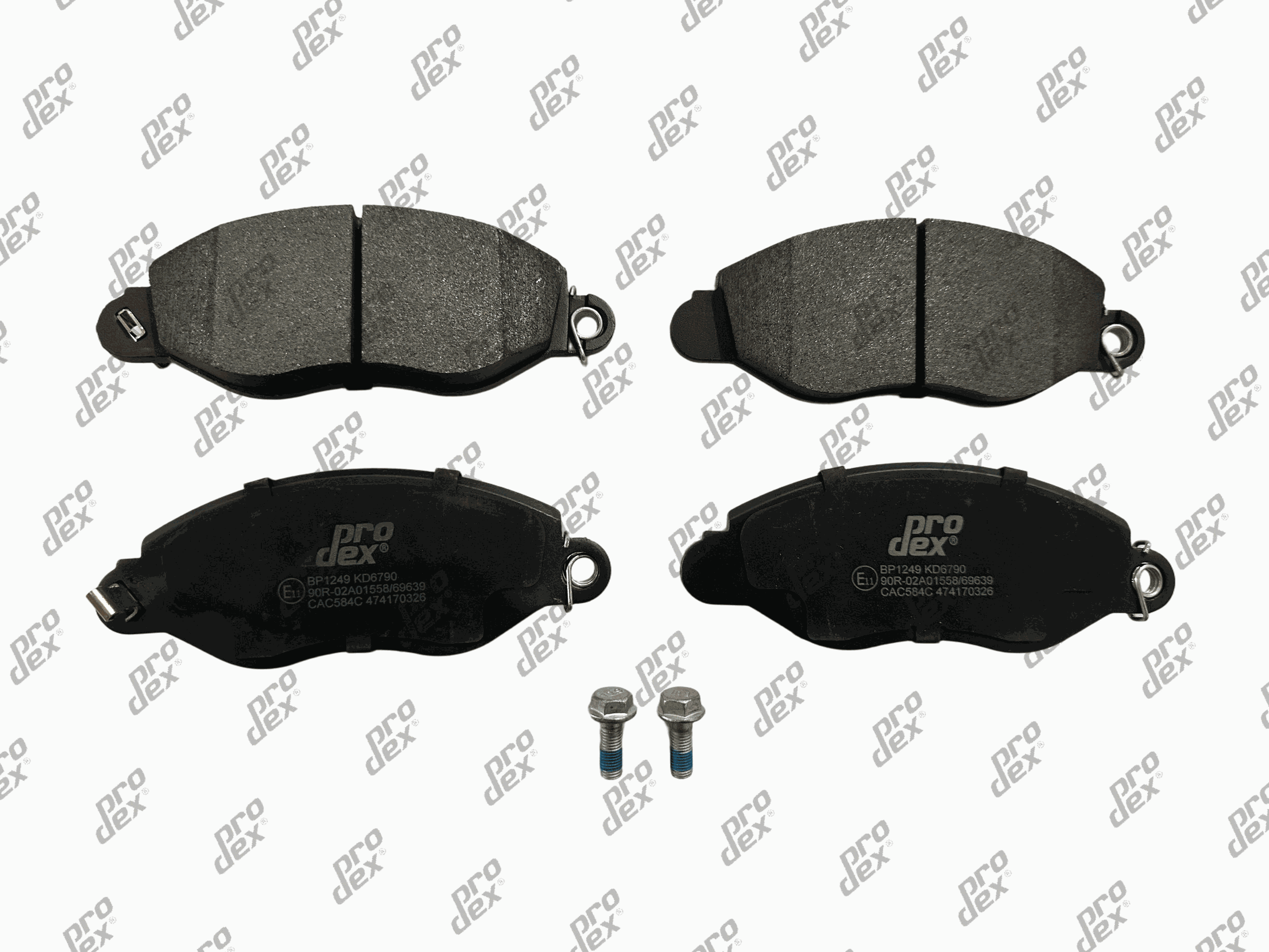 Plaquettes de frein avant (jeu de 4) Prodex BP1249 pour Ford Transit