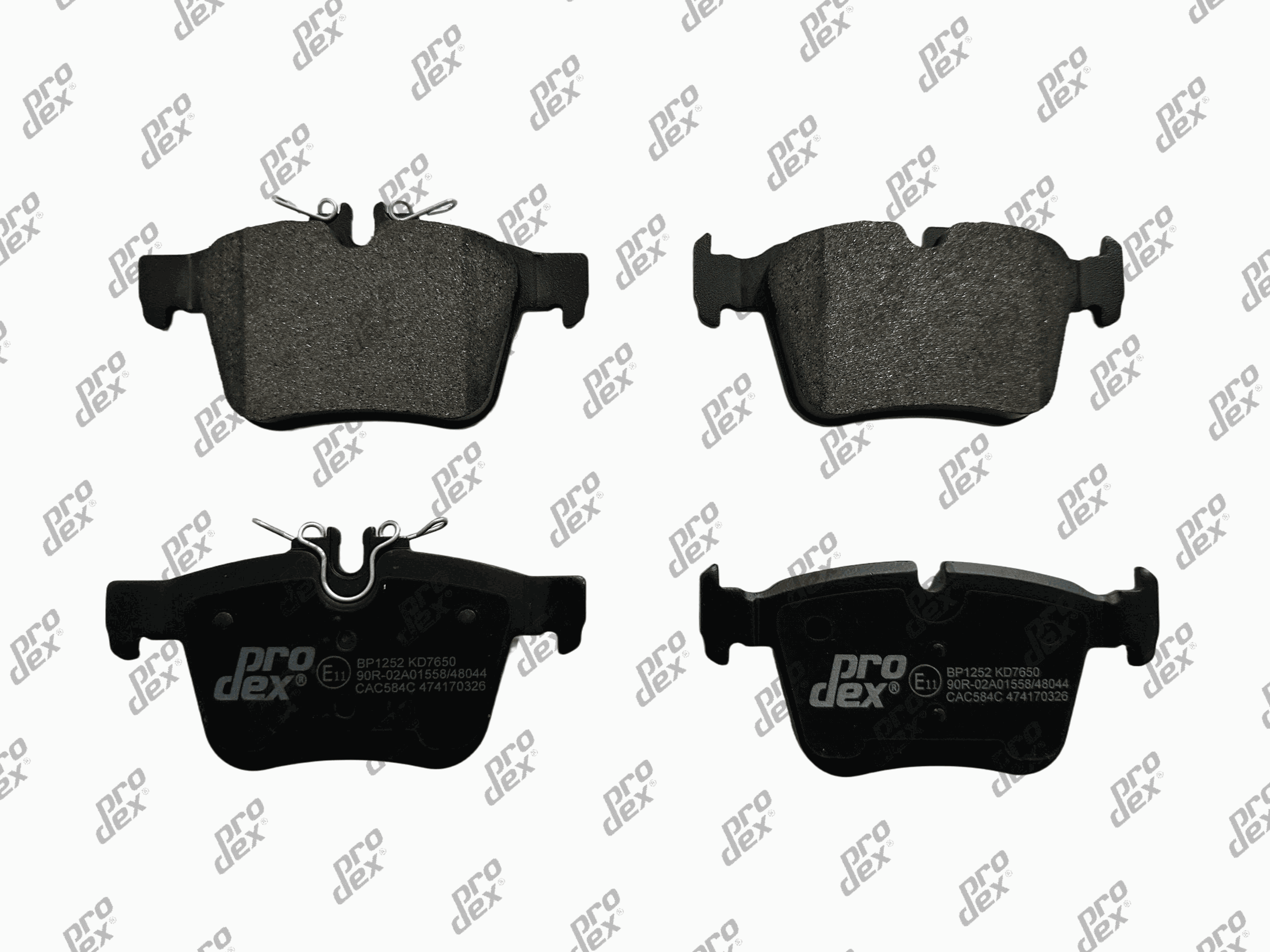 Plaquettes de frein arrière (jeu de 4) Prodex BP1252 pour Mercedes-Benz Classe C C, Classe C T-Model C