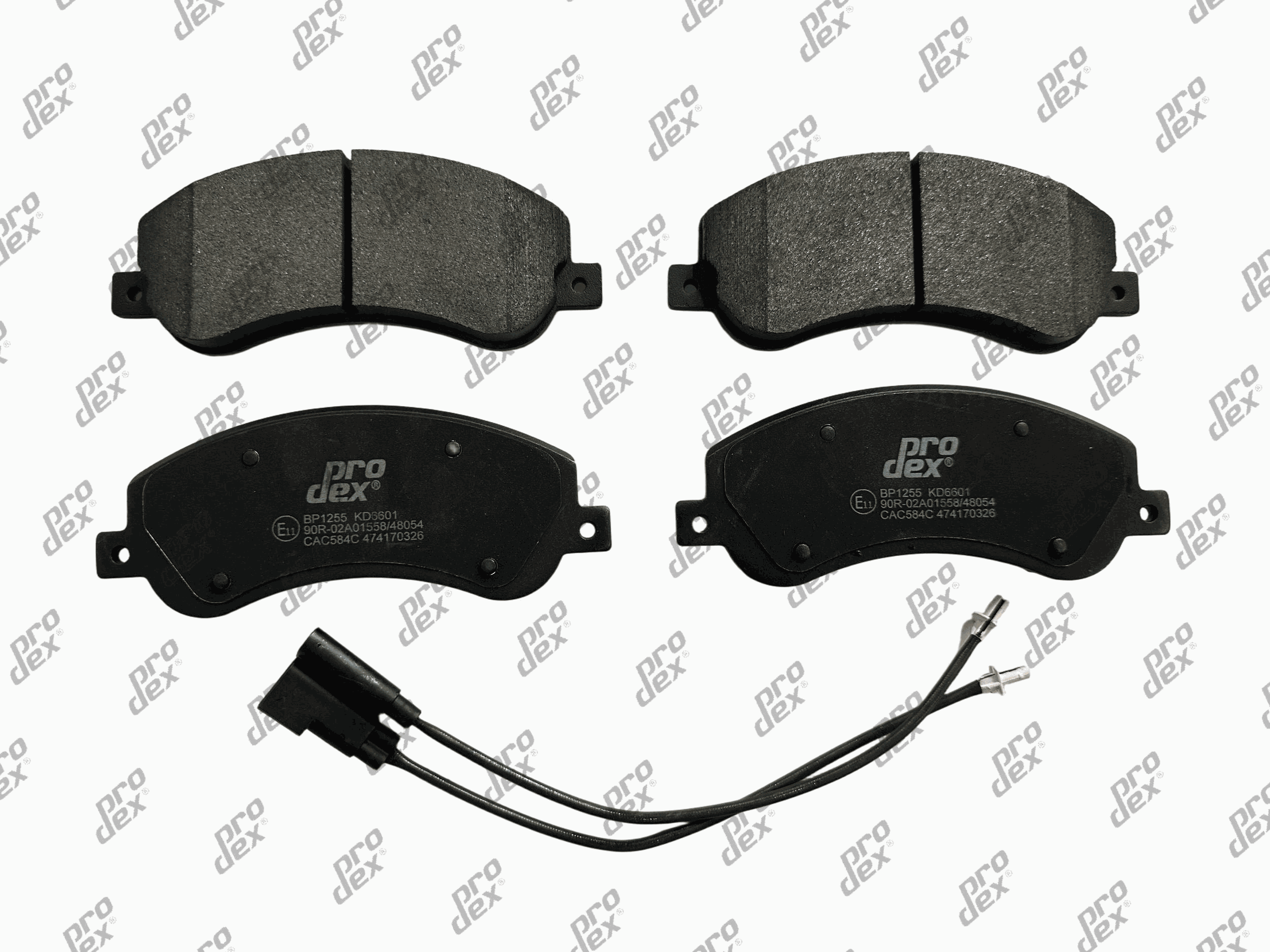 Plaquettes de frein avant (jeu de 4) Prodex BP1255 pour Ford Transit