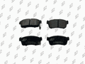 Plaquettes de frein avant (jeu de 4) Prodex BP1257 pour Suzuki Alto VII, Celerio, Ignis II, Nissan Pixo