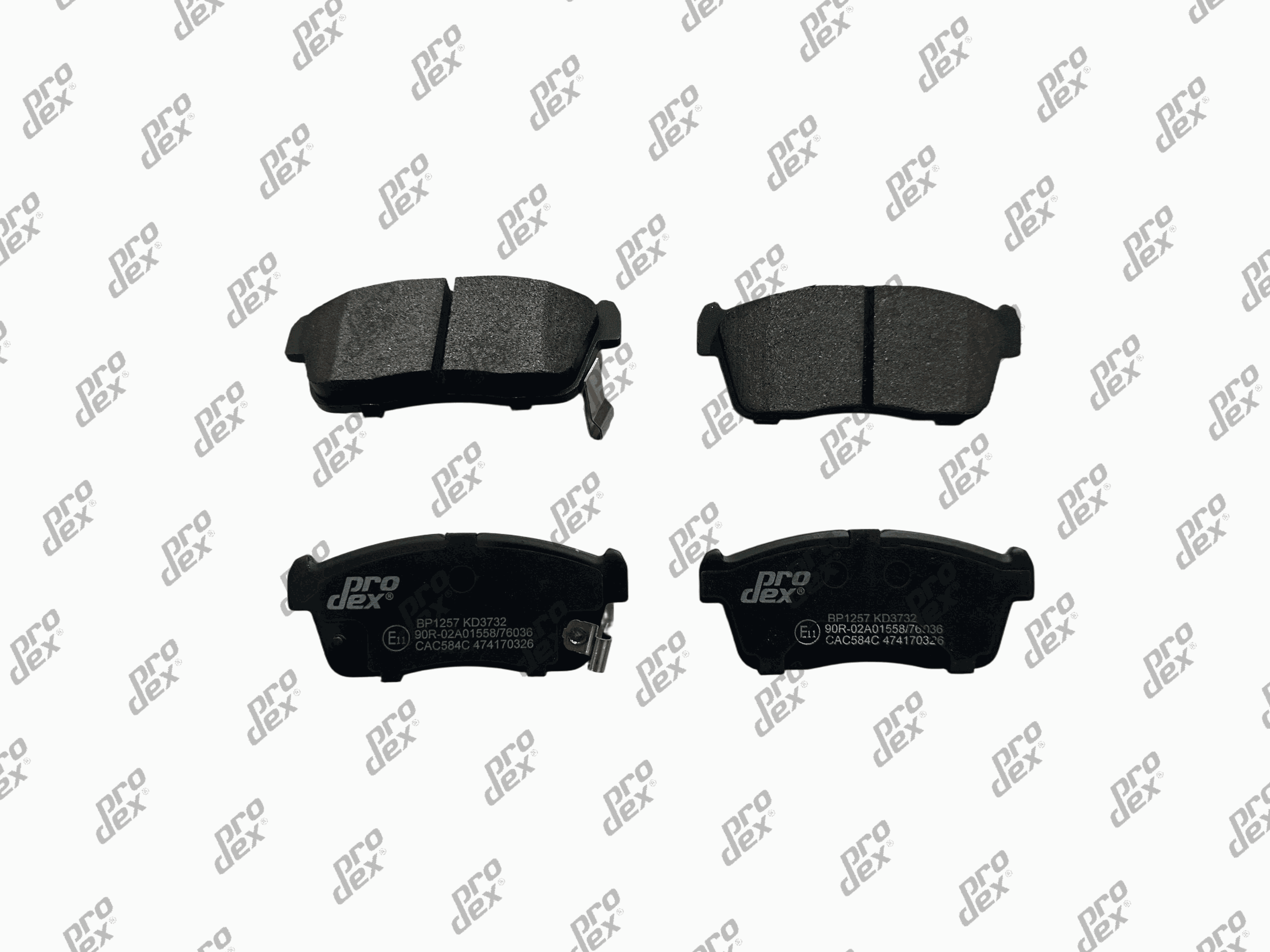 Plaquettes de frein avant (jeu de 4) Prodex BP1257 pour Suzuki Alto VII, Celerio, Ignis II, Nissan Pixo