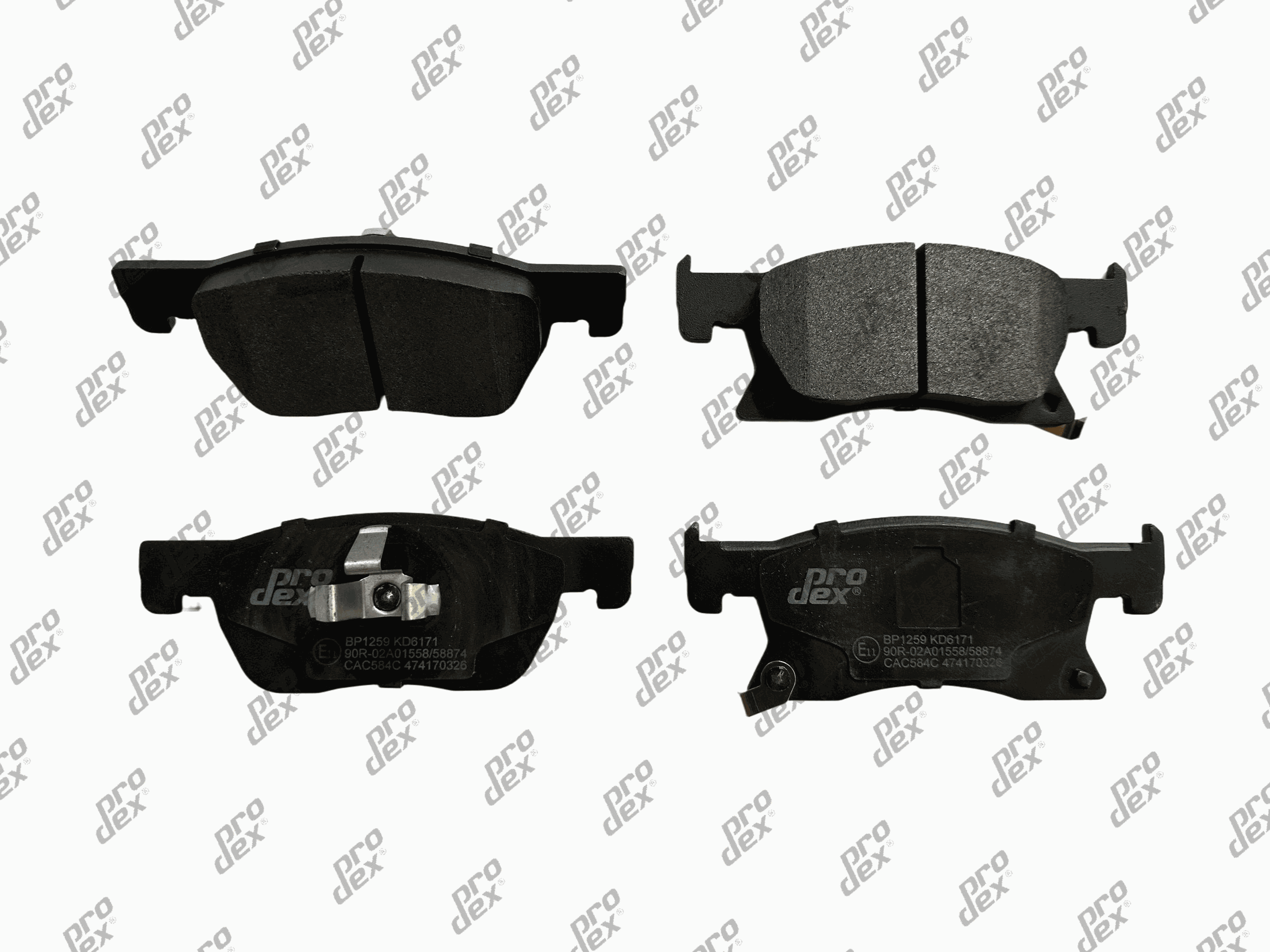 Plaquettes de frein avant (jeu de 4) Prodex BP1259 pour Opel Astra K
