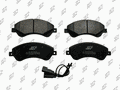Plaquettes de frein avant (jeu de 4) Prodex BP1262 pour Ford Transit