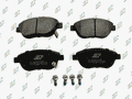 Plaquettes de frein avant (jeu de 4) Prodex BP1263 pour Fiat 500L