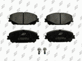 Plaquettes de frein avant (jeu de 4) Prodex BP1274 pour Renault Espace V, Grand Scénic IV, Scénic IV