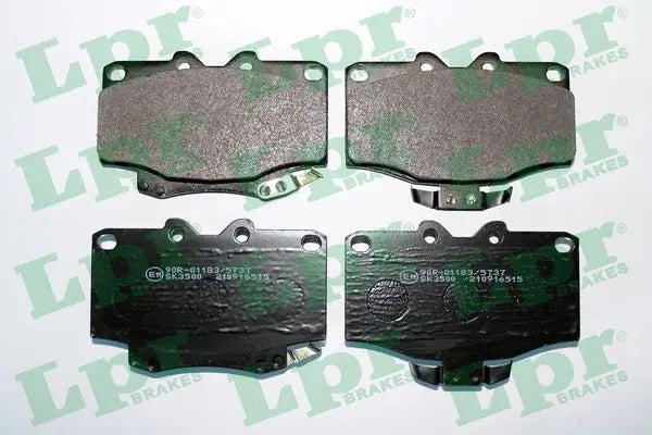 Jeu plaquettes frein pour Toyota Land Cruiser, Land Cruiser Hardtop