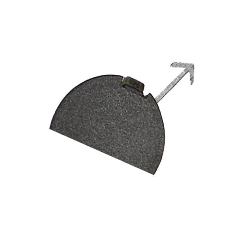 Cache-crochet de remorquage sur pare-choc avant noire 5 portes Fiat Punto 2 phase 1 1999-2003