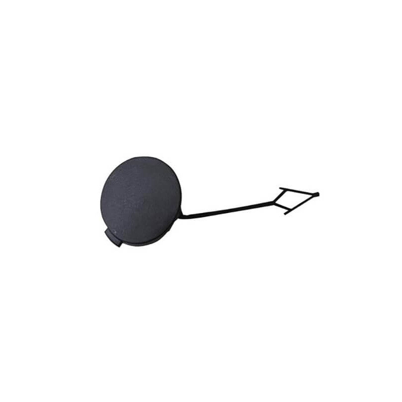 Cache crochet de remorquage sur pare-choc avant noire Volkswagen Caddy 3 phase 2 2010-2015