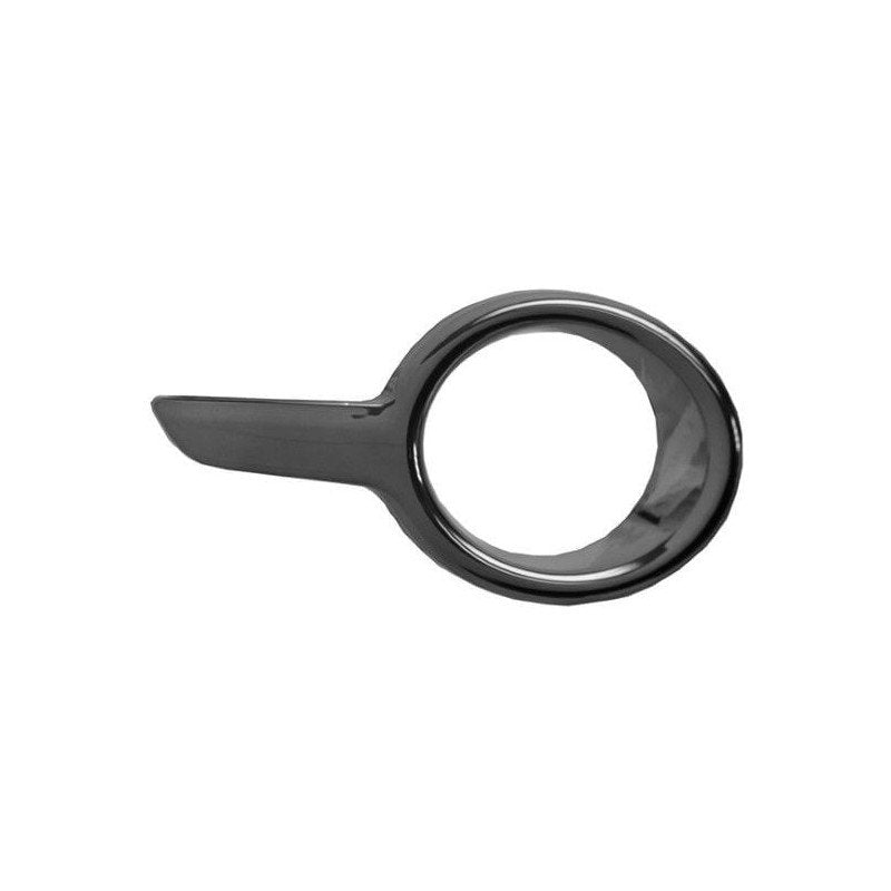 Cadre chromé feu anti-brouillard avant droit chromé et noir Peugeot 208 2012-2015