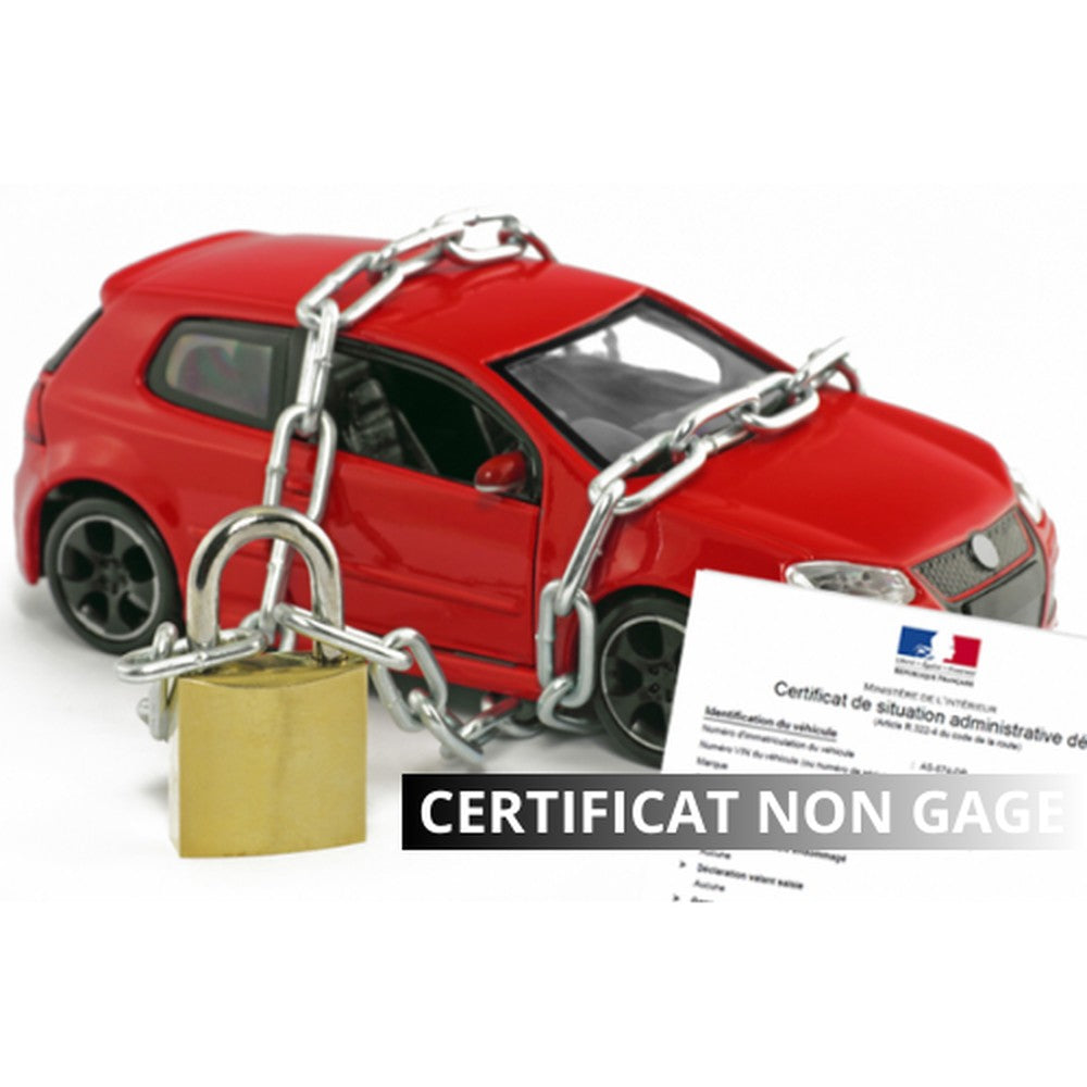 Certificat de non-gage (situation administrative)