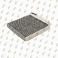Filtre d'habitacle à charbon actif Prodex CF1079 pour Renault Clio III, Twingo II